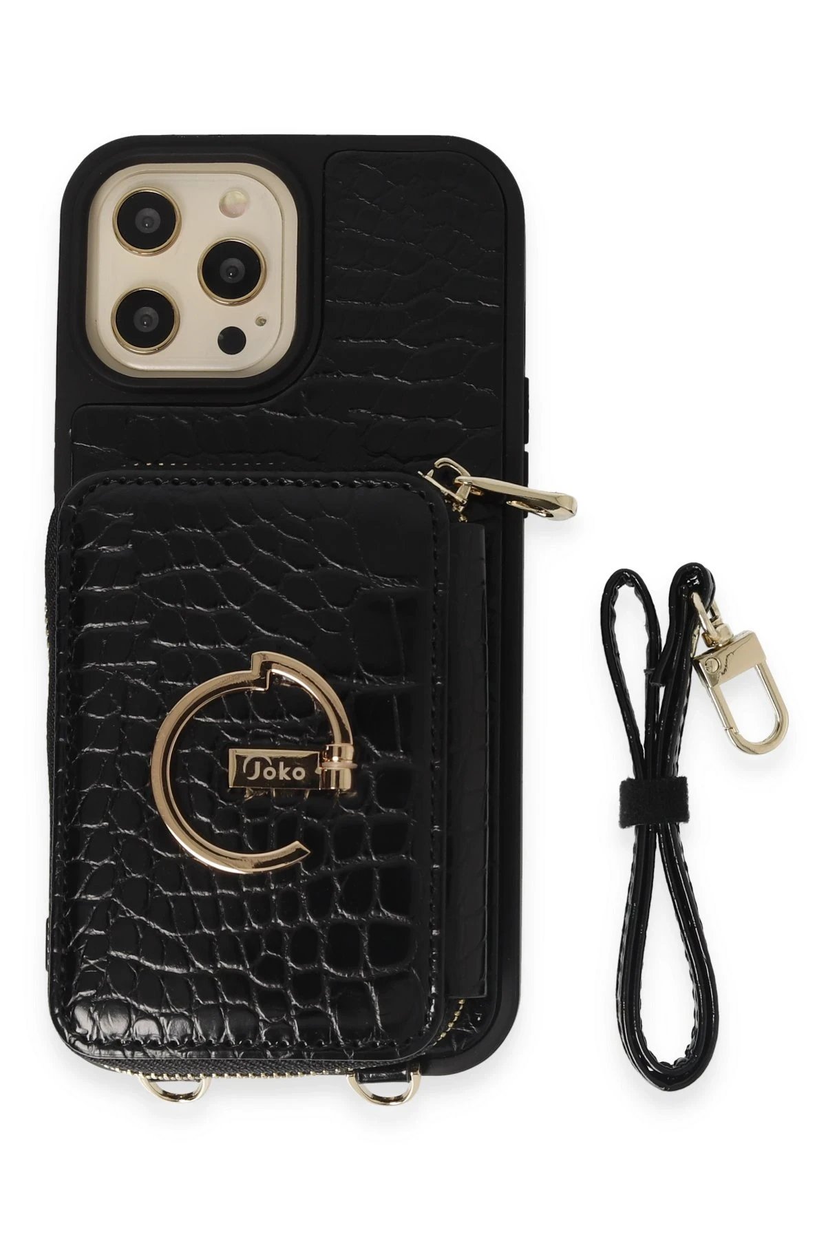 Joko iPhone 13 Pro Max Kılıf Ermes Kapak - Siyah