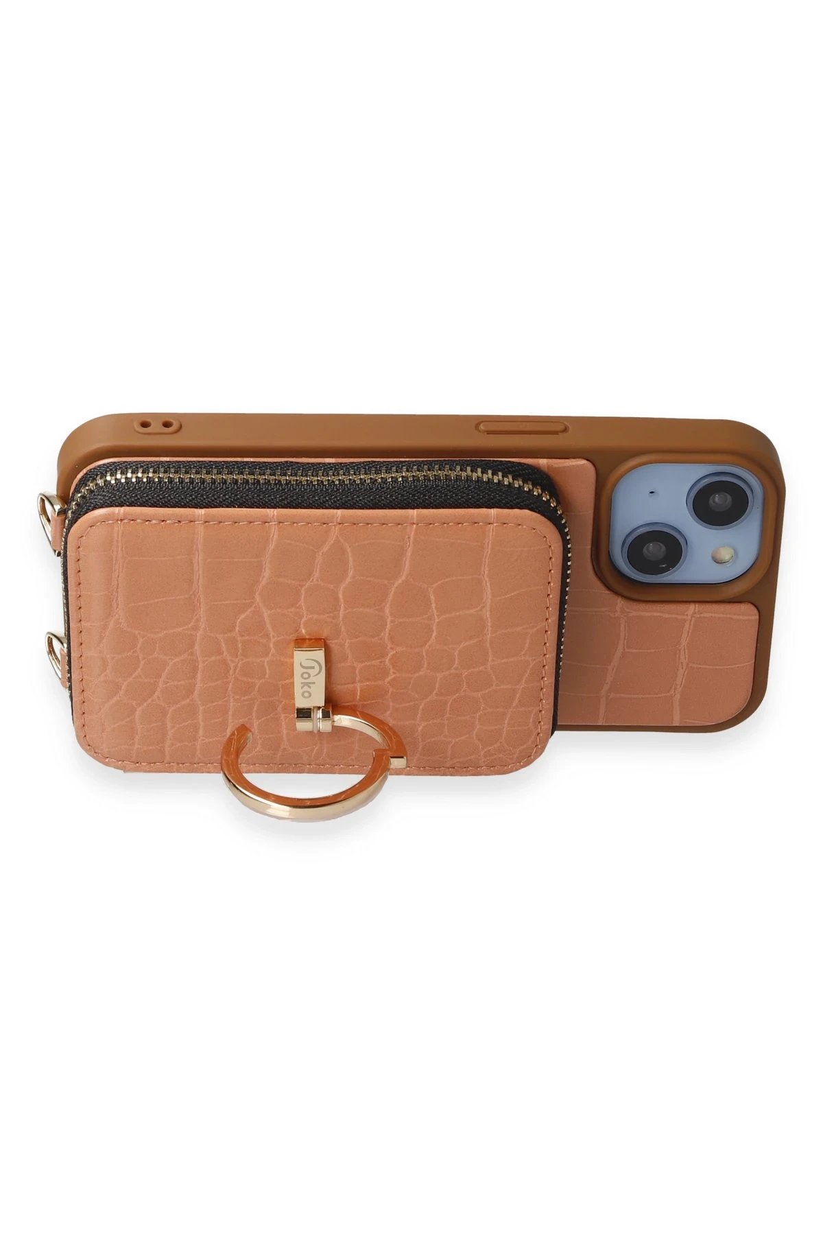 Joko iPhone 13 Pro Max Kılıf Ermes Kapak - Açık Kırmızı