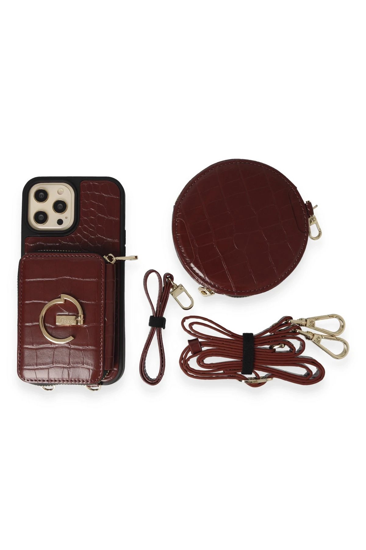 Joko iPhone 14 Pro Kılıf Ermes Kapak - Bordo