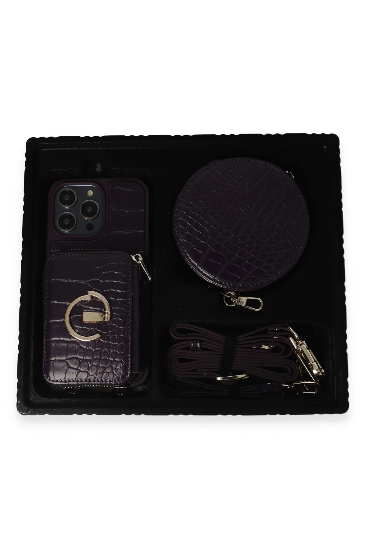 Joko iPhone 14 Pro Kılıf Ermes Kapak - Derin Mor