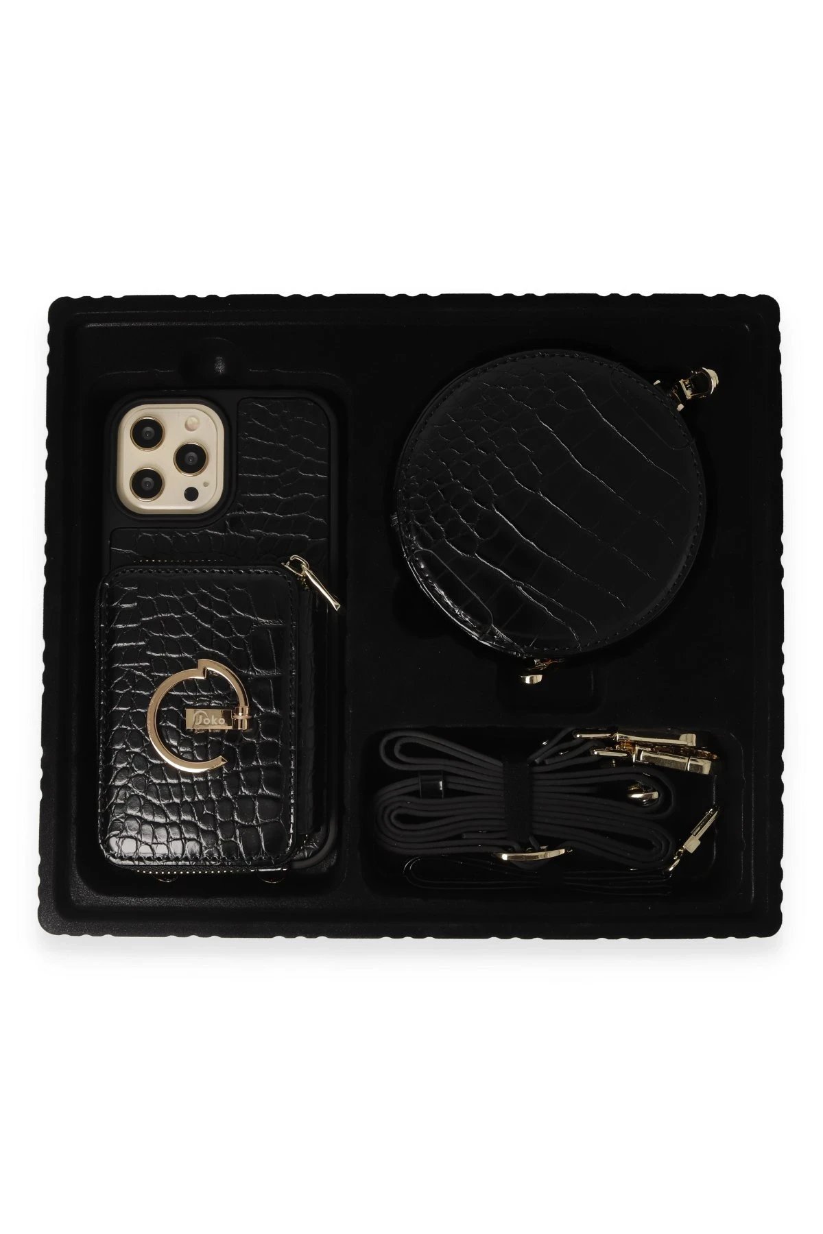 Joko iPhone 14 Pro Max Kılıf Ermes Kapak - Siyah