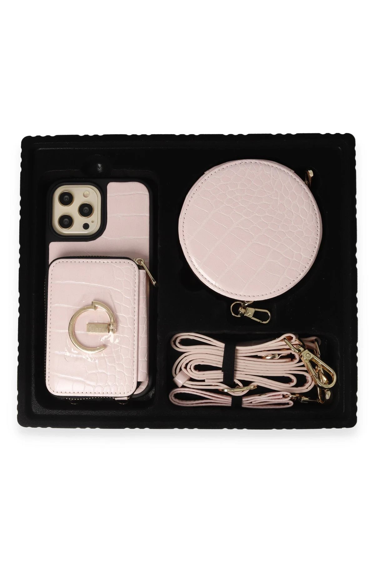 Joko iPhone 14 Pro Max Kılıf Ermes Kapak - Pembe