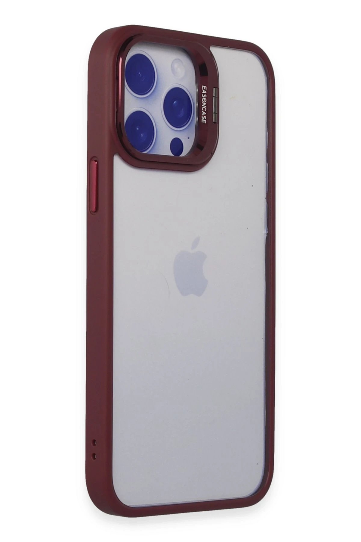 Joko iPhone 13 Pro Max Kılıf Roblox Lens Standlı Kapak - Bordo