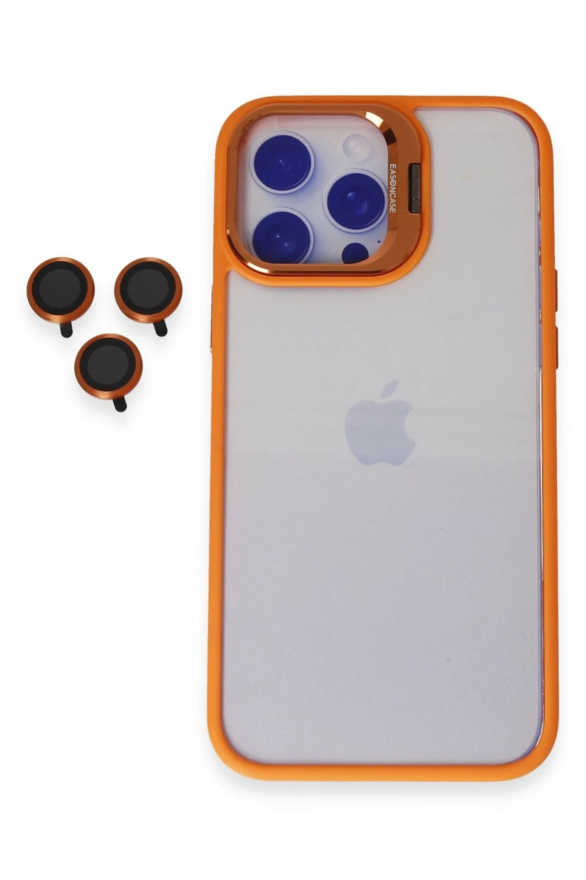 Joko iPhone 13 Pro Max Kılıf Roblox Lens Standlı Kapak - Turuncu