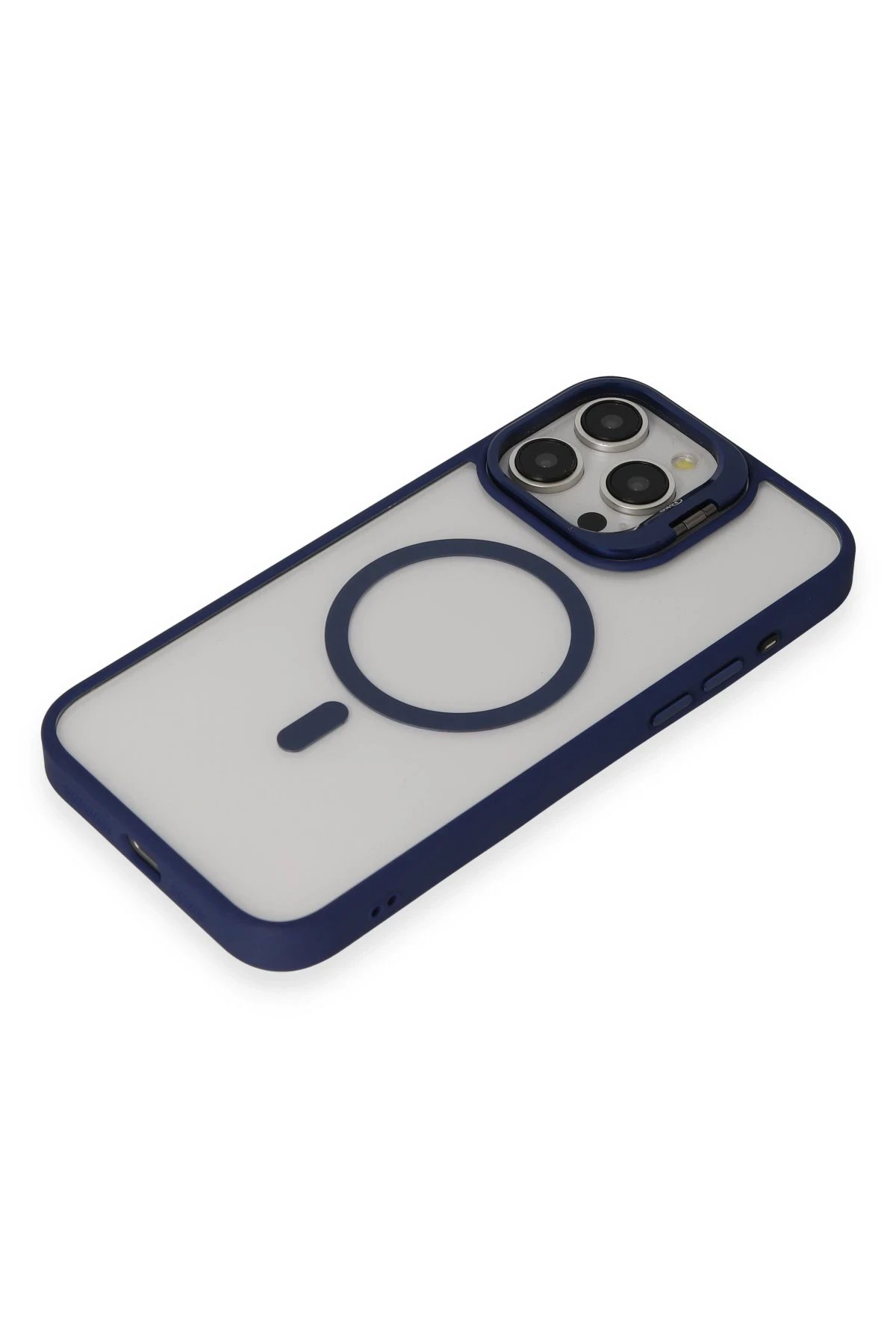 Joko iPhone 15 Pro Max Kılıf Roblox Lens Magsafe Standlı Kapak - Lacivert