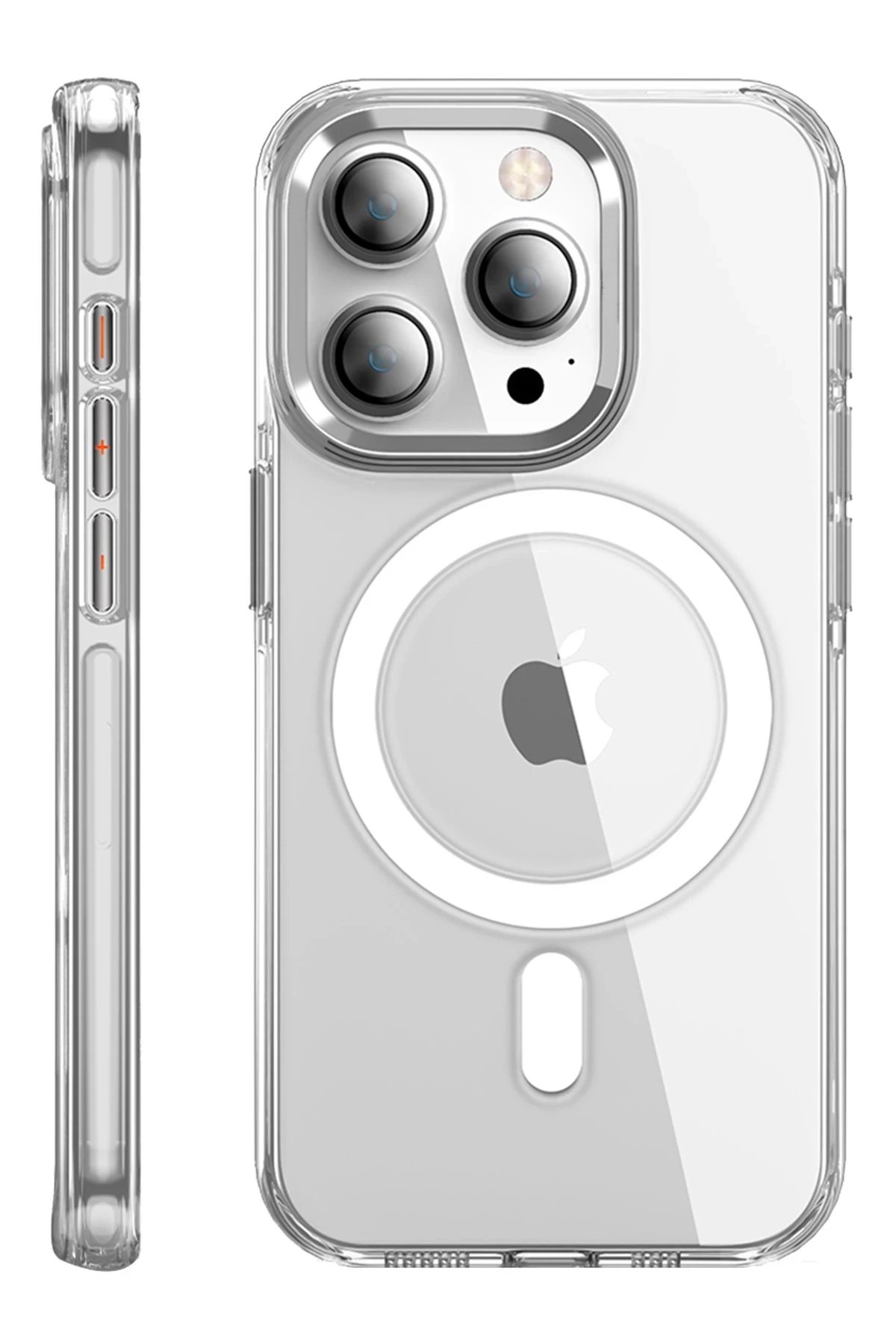 Joko iPhone 15 Pro Max Kılıf Crystal Magsafe Kapak - Şeffaf