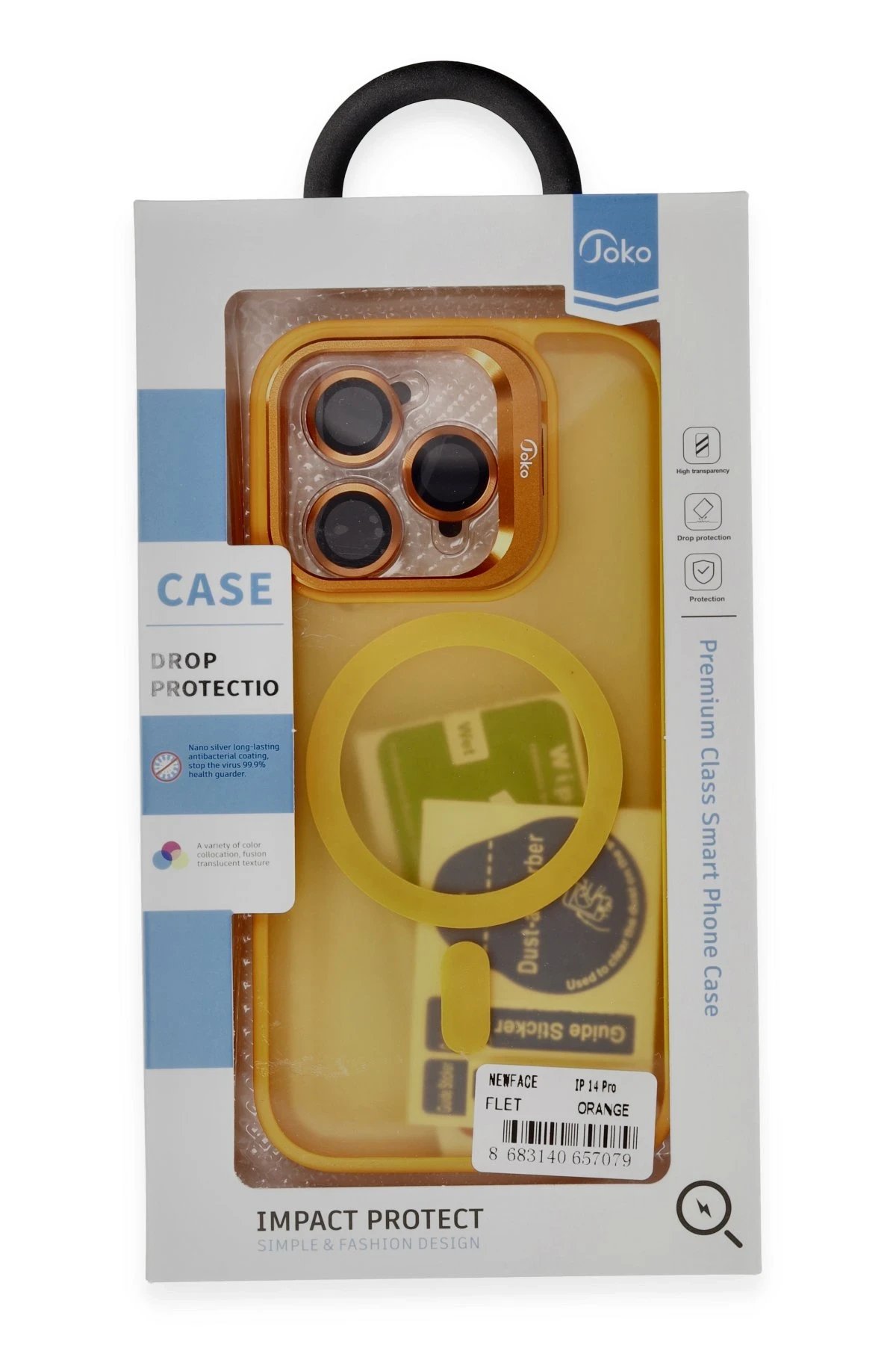 Joko iPhone 15 Pro Max Kılıf Flet Lens Magsafe Kapak - Siyah