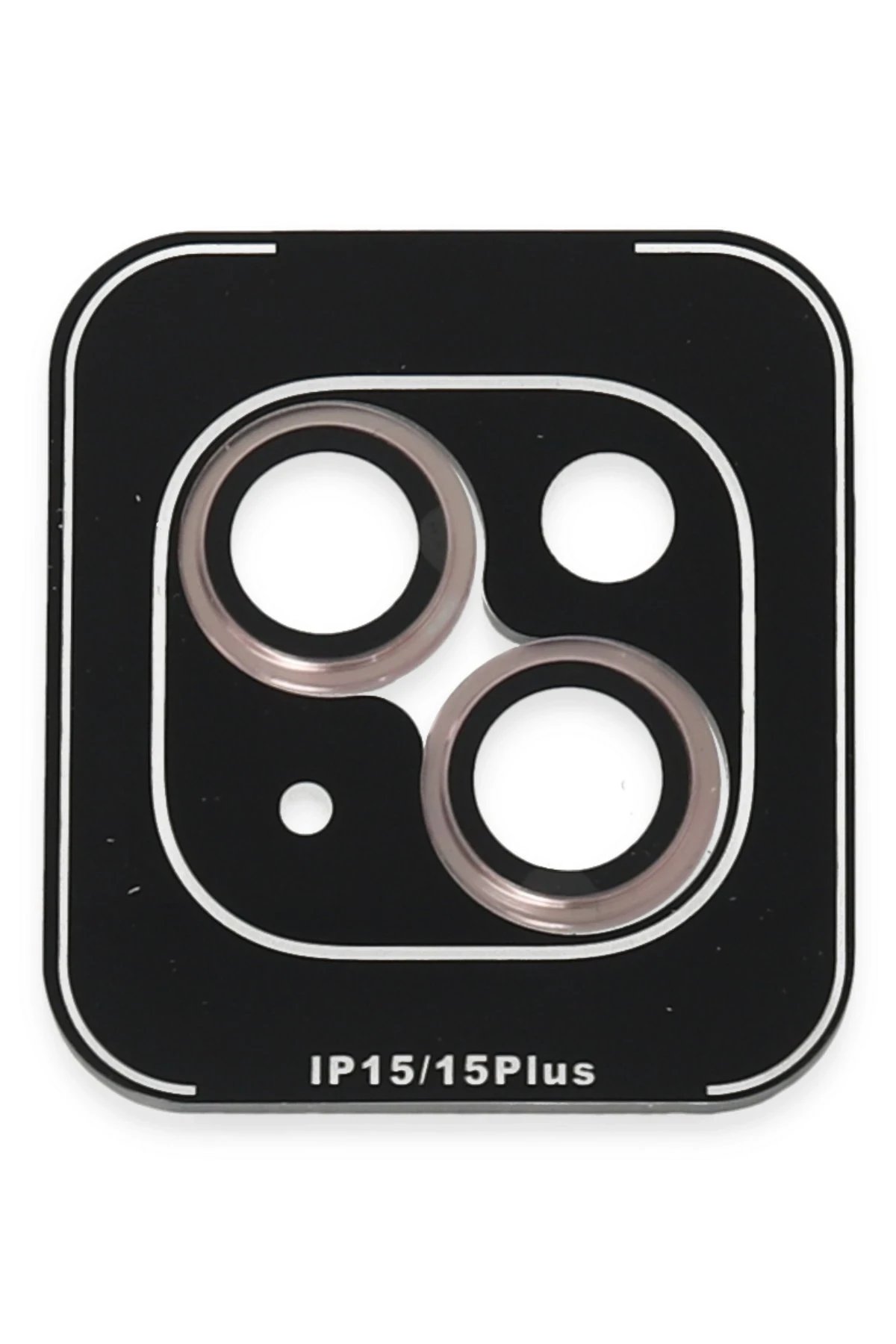 Joko iPhone 15 PVD Metal Kamera Lens - Pembe