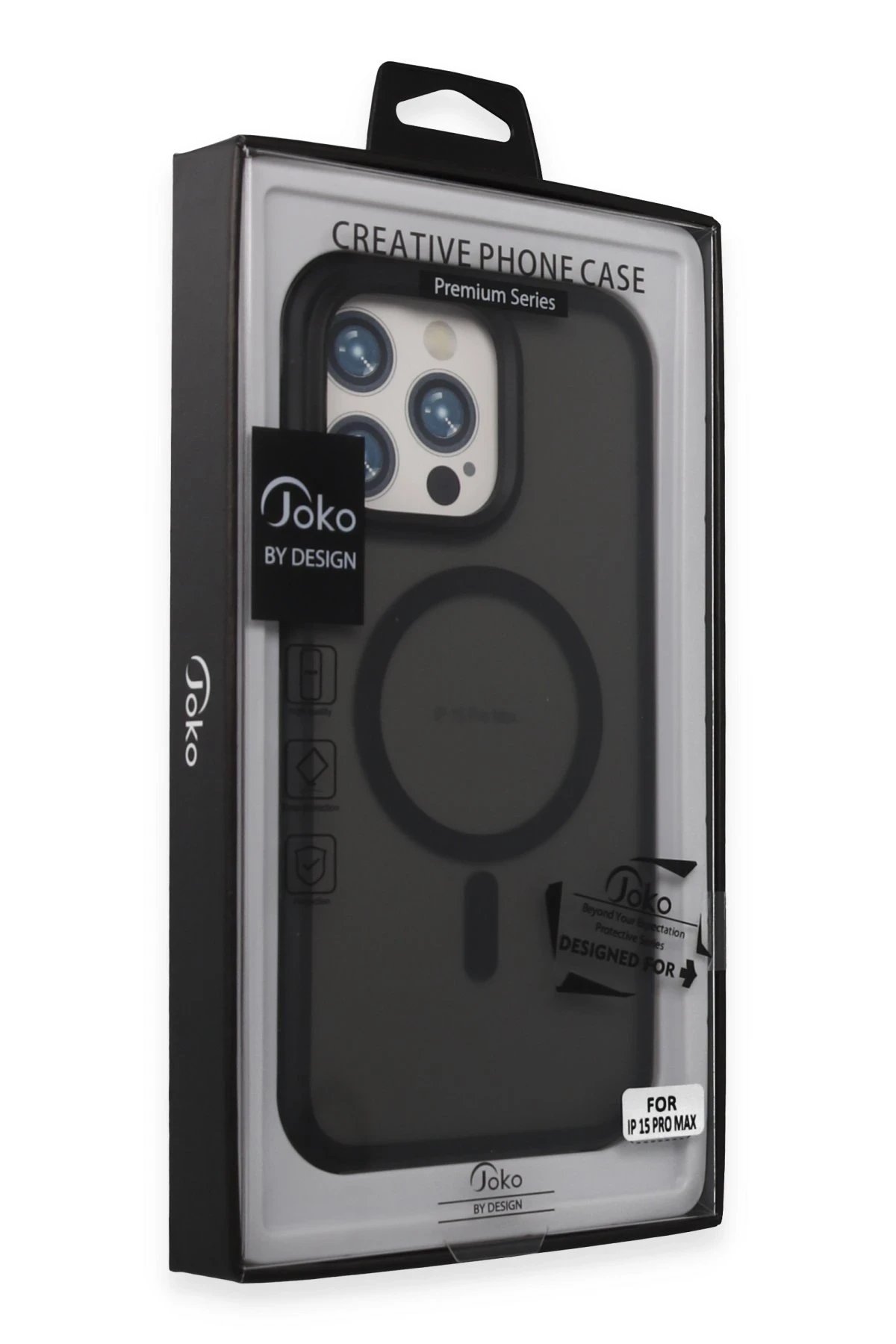 Joko iPhone 15 Pro Toras Airbag Magsafe Kapak - Siyah