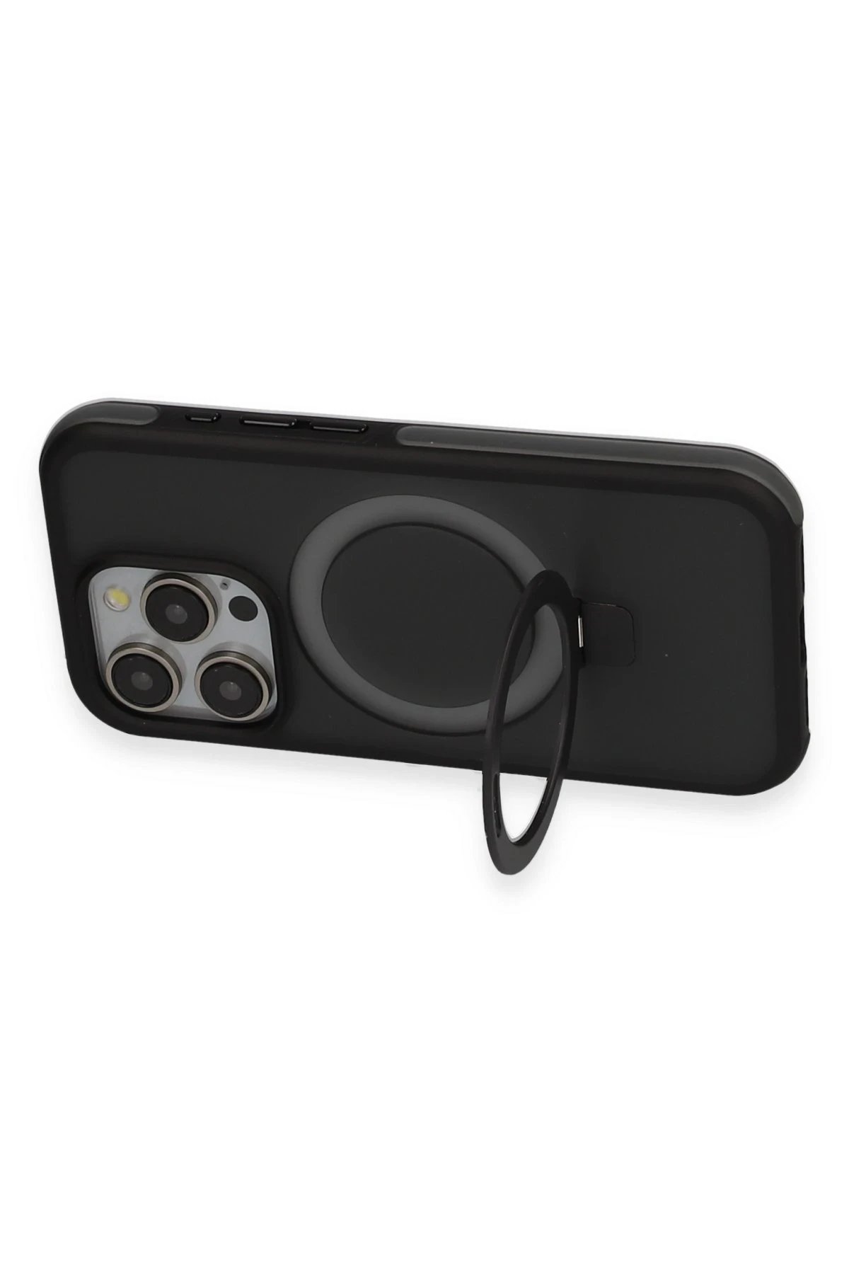 Joko iPhone 15 Pro Max Zorda Airbag Magsafe Standlı Kapak - Lacivert