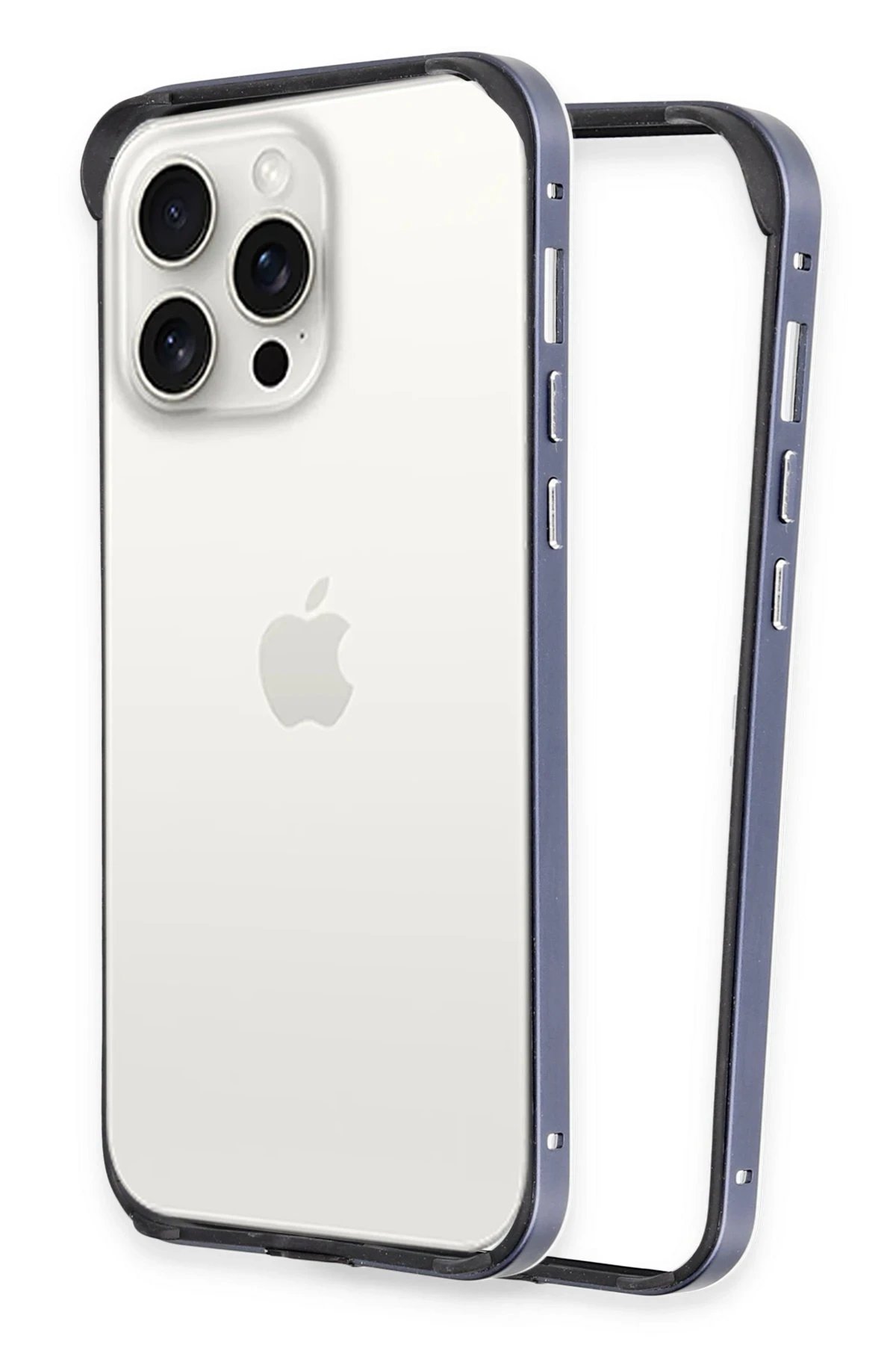 Joko iPhone 14 Pro Max Land Bumper Koruma Kapak - Lacivert