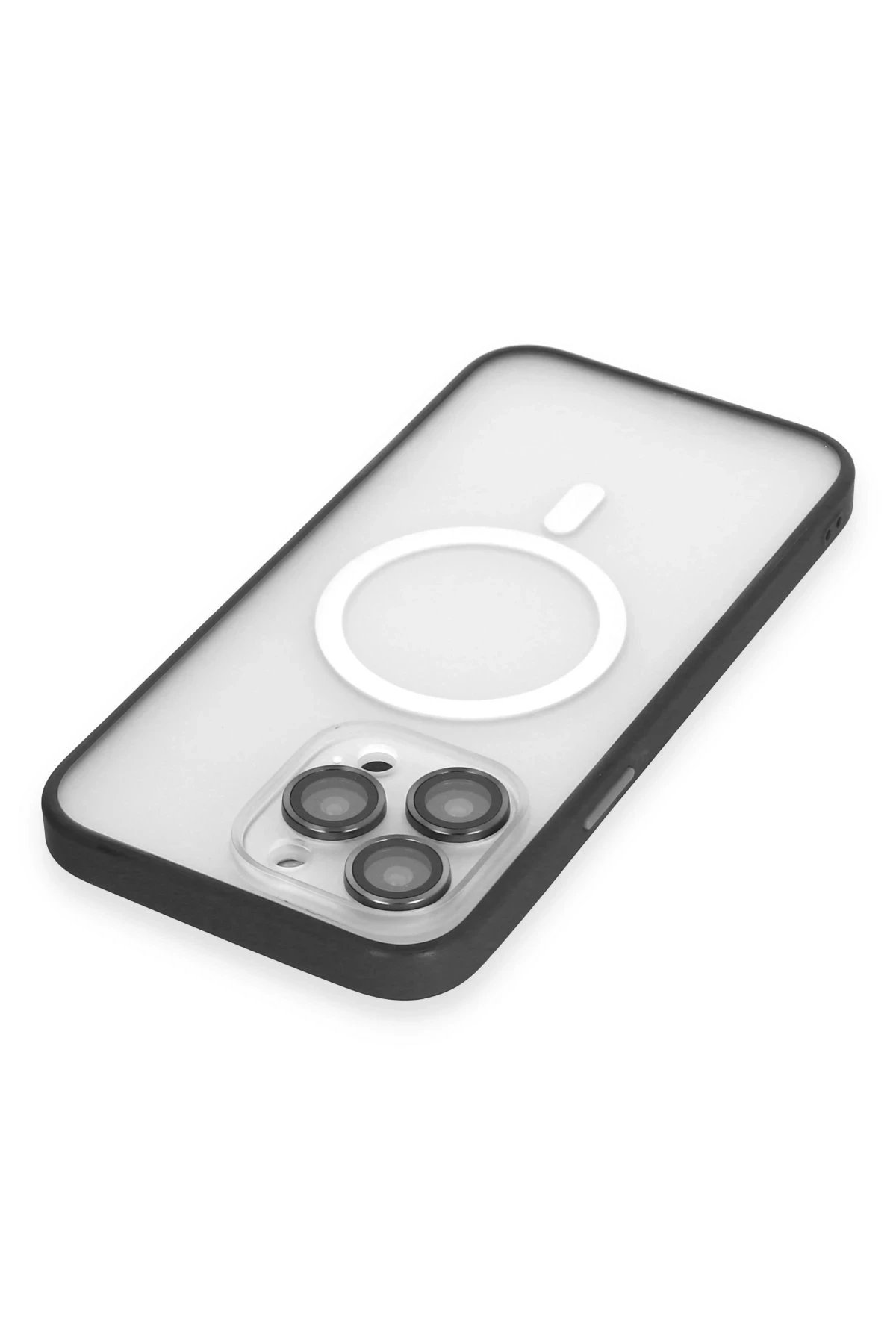 Joko iPhone 14 Pro Max Kılıf Martin Lens Magneticsafe Kapak - Siyah