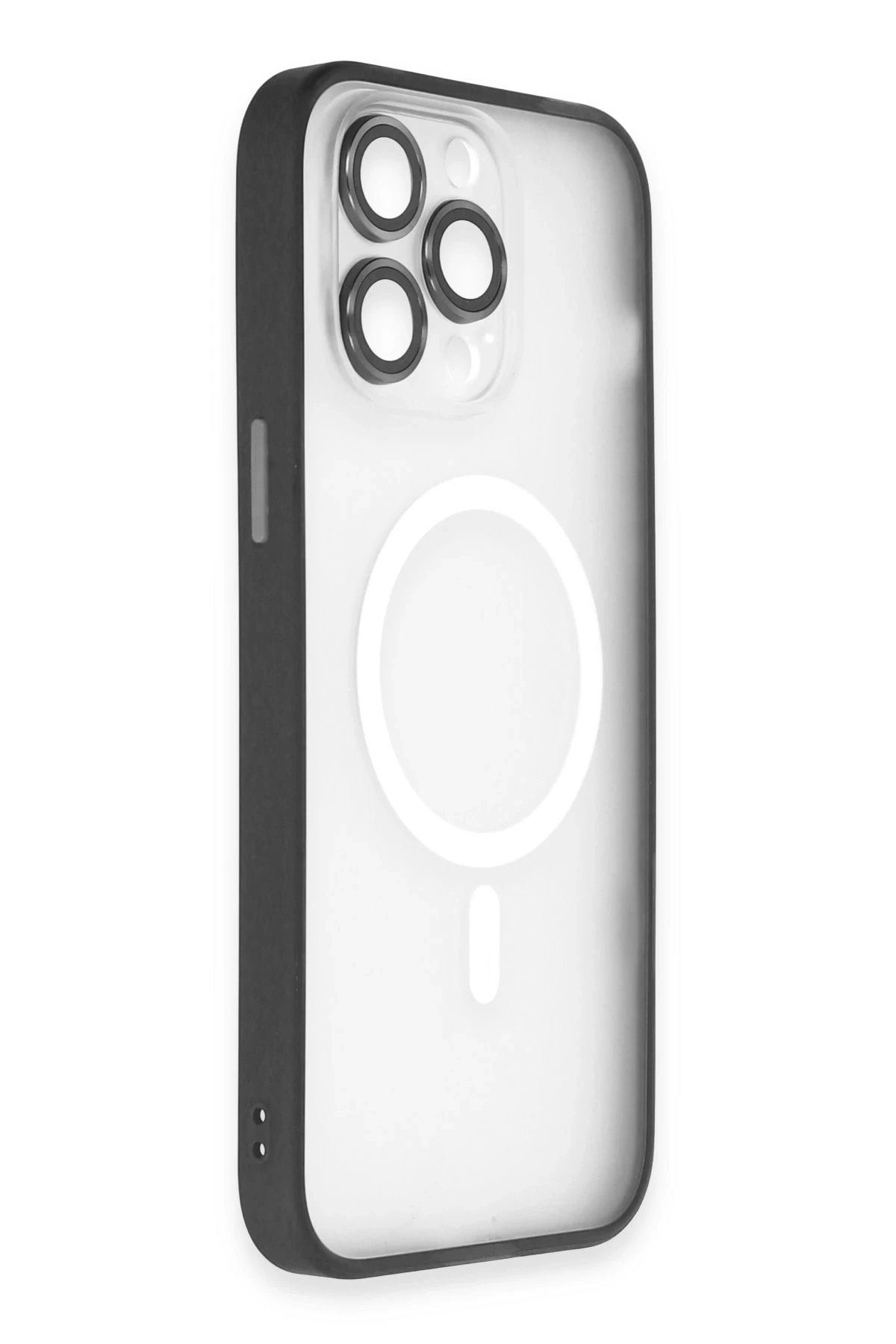 Joko iPhone 14 Pro Max Kılıf Martin Lens Magneticsafe Kapak - Siyah