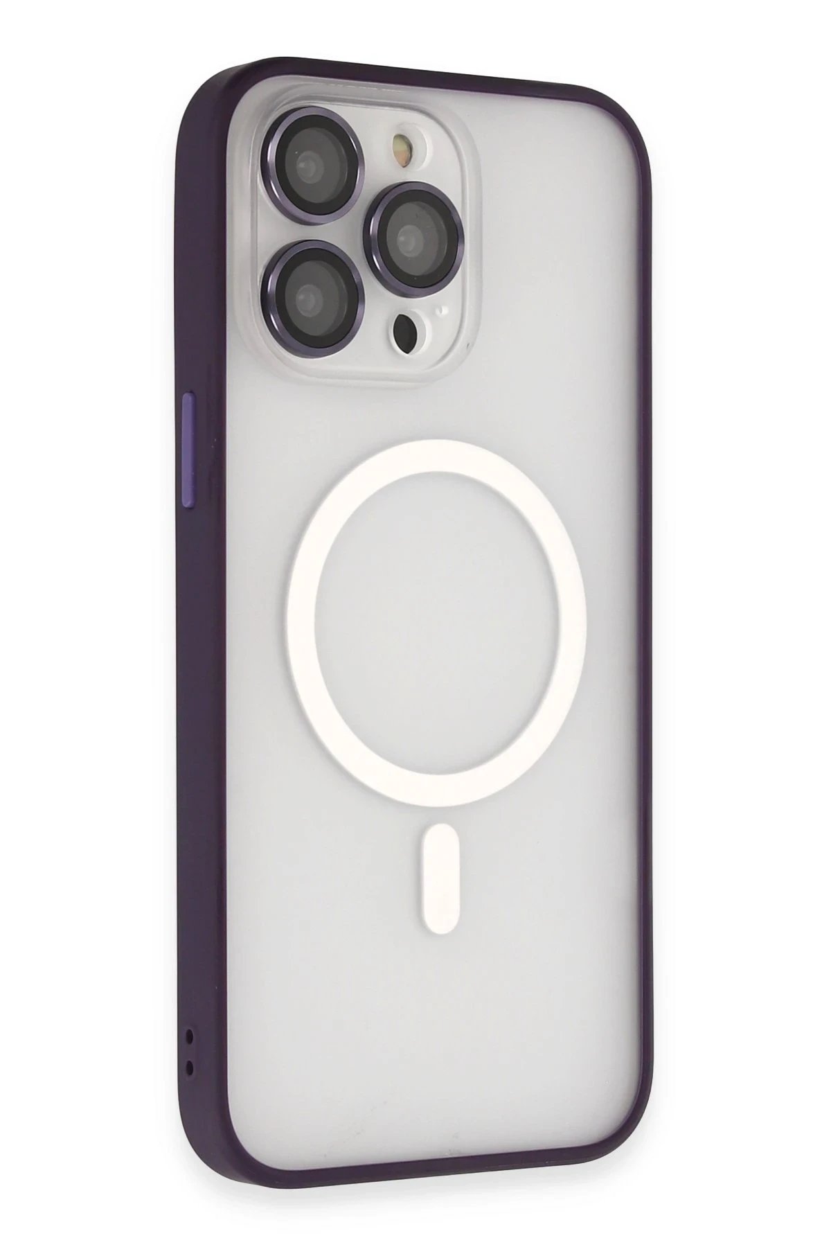 Joko iPhone 14 Pro Max Kılıf Martin Lens Magneticsafe Kapak - Derin Mor