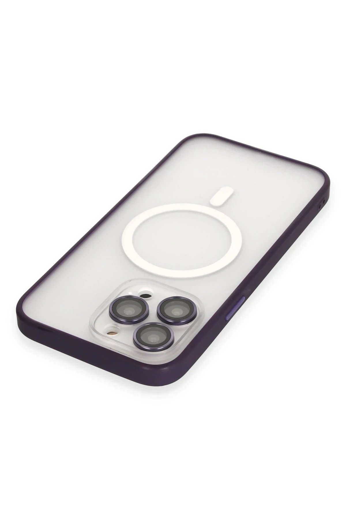 Joko iPhone 14 Pro Max Kılıf Martin Lens Magneticsafe Kapak - Derin Mor