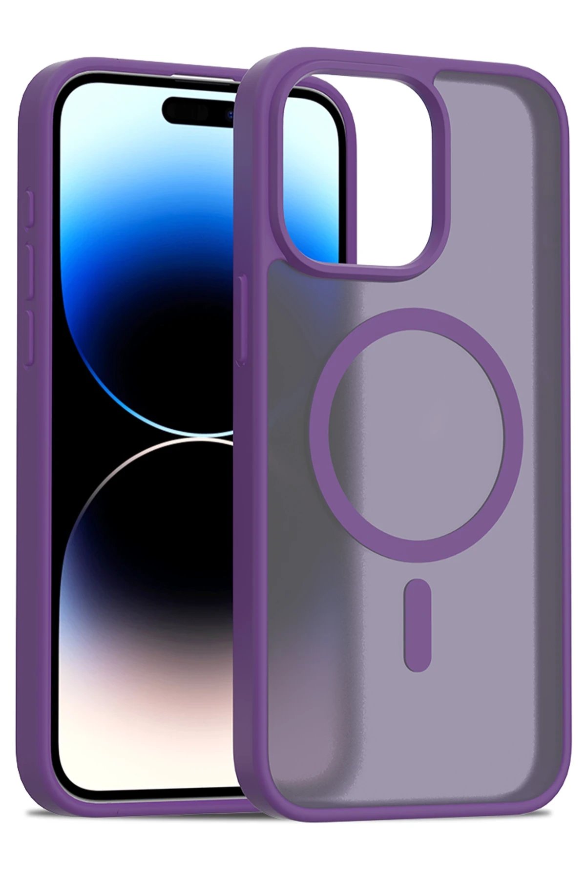 Joko iPhone 15 Pro Jota Magsafe Kapak - Derin Mor