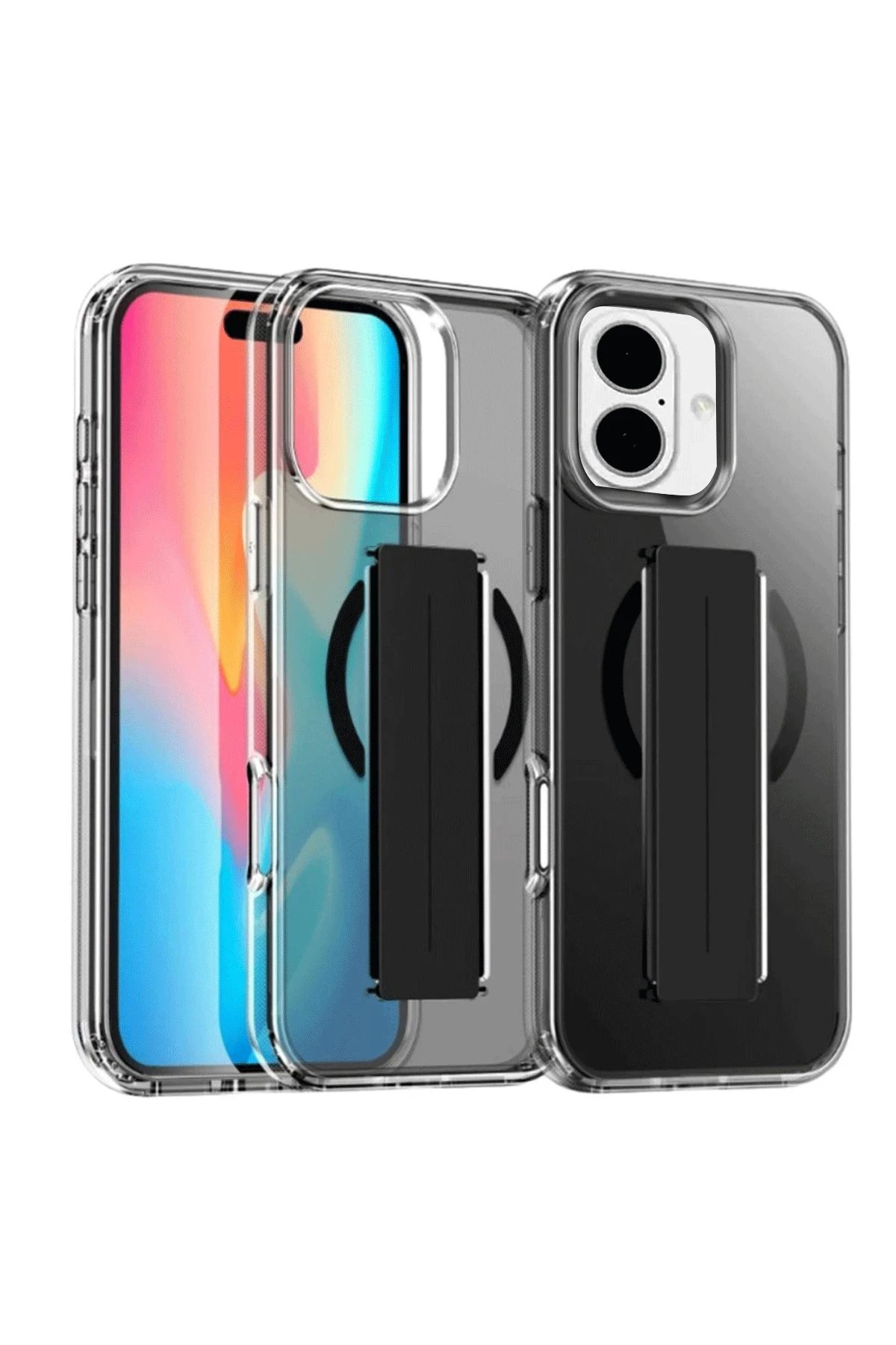 Joko iPhone 16 Kılıf Alfa Magsafe Standlı Kapak - Siyah