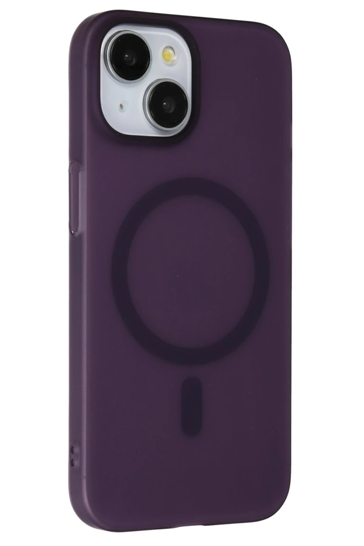 Joko iPhone 15 Tuna PC Slim Magsafe Kapak - Derin Mor