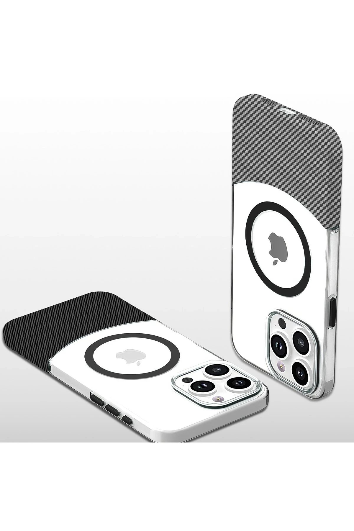 Joko iPhone 16 Pro Carbon Puzzle Magsafe Kapak - Siyah-2