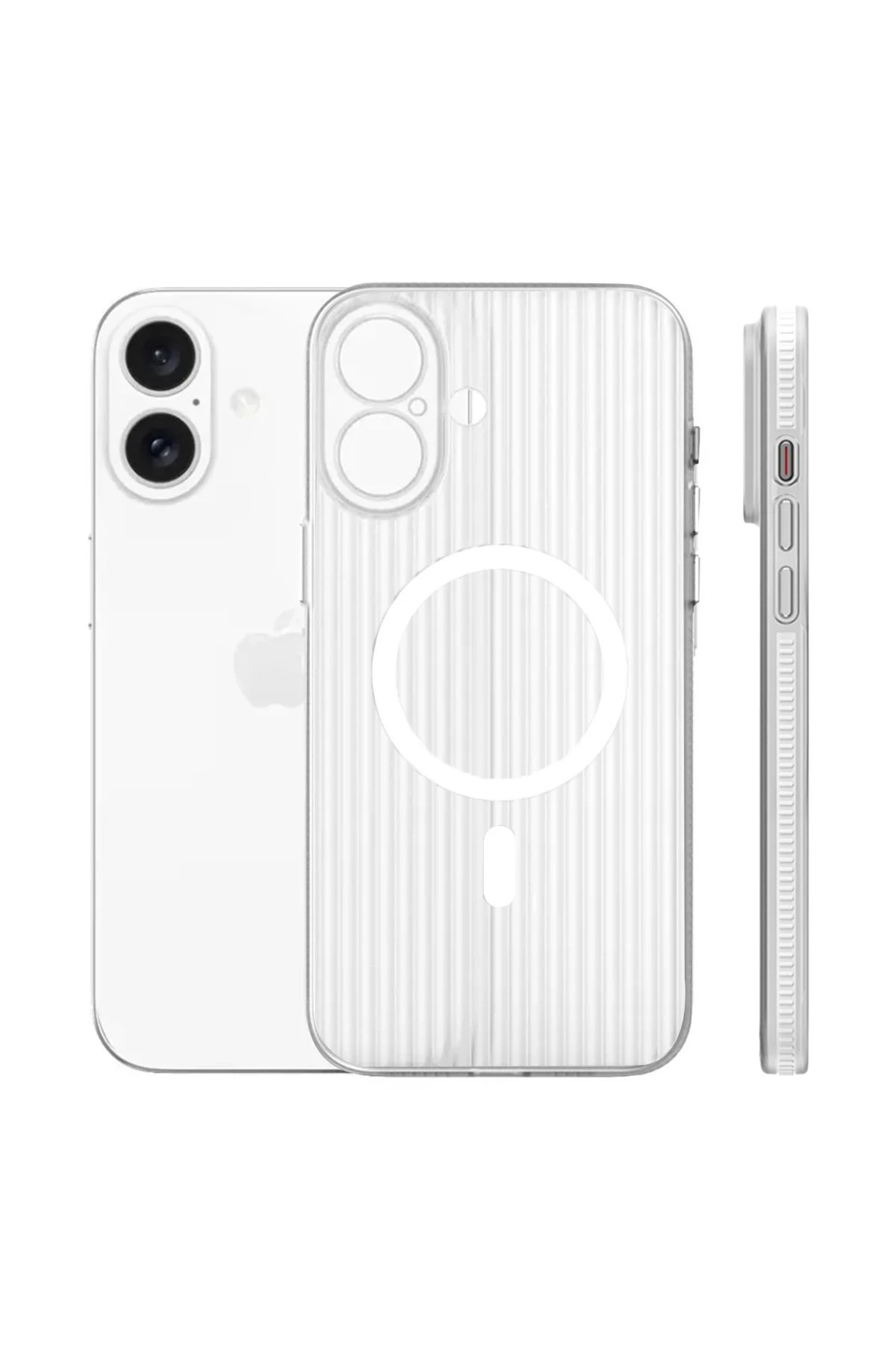 Joko iPhone 16 Line Magsafe Kapak - Beyaz