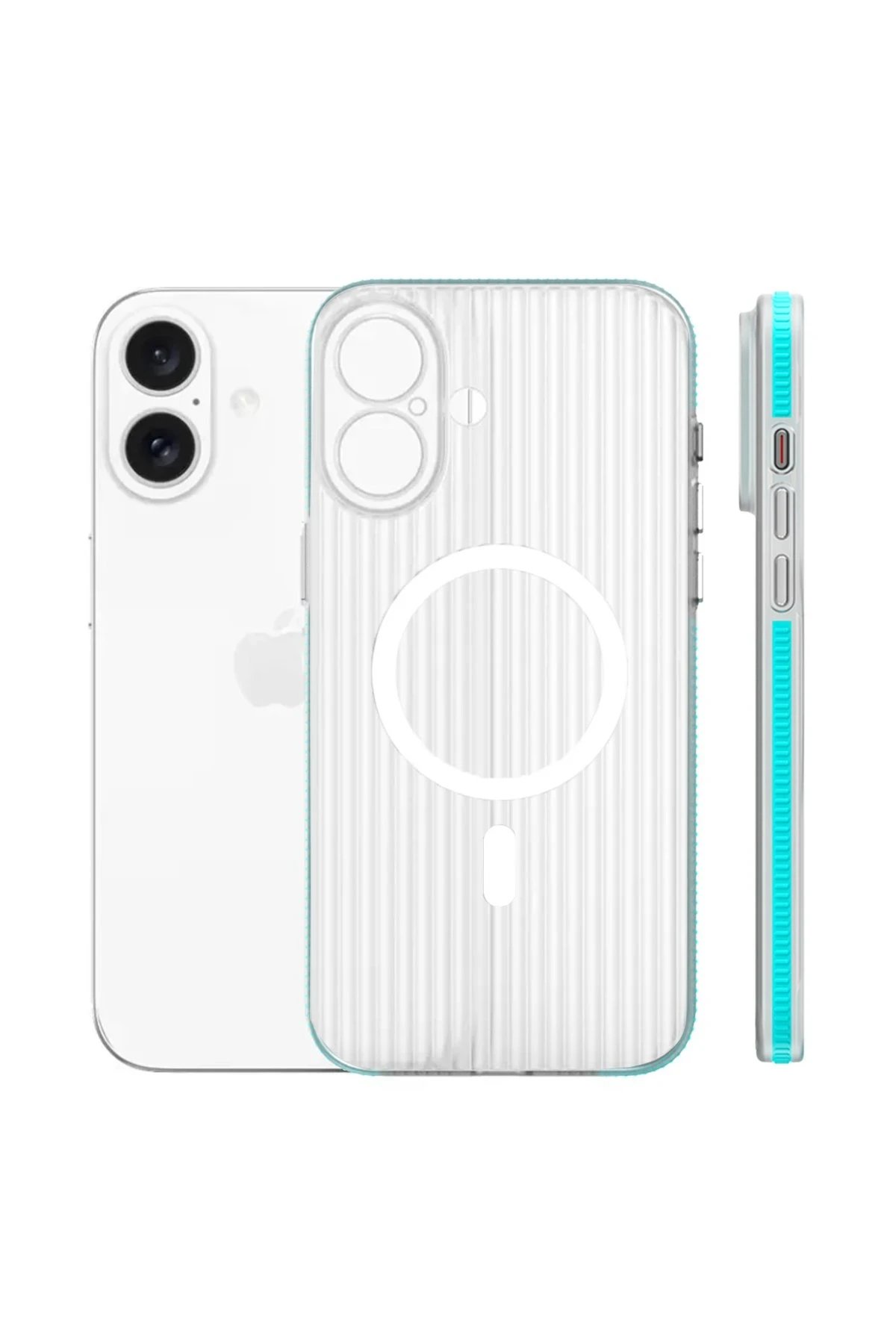 Joko iPhone 16 Line Magsafe Kapak - Mavi