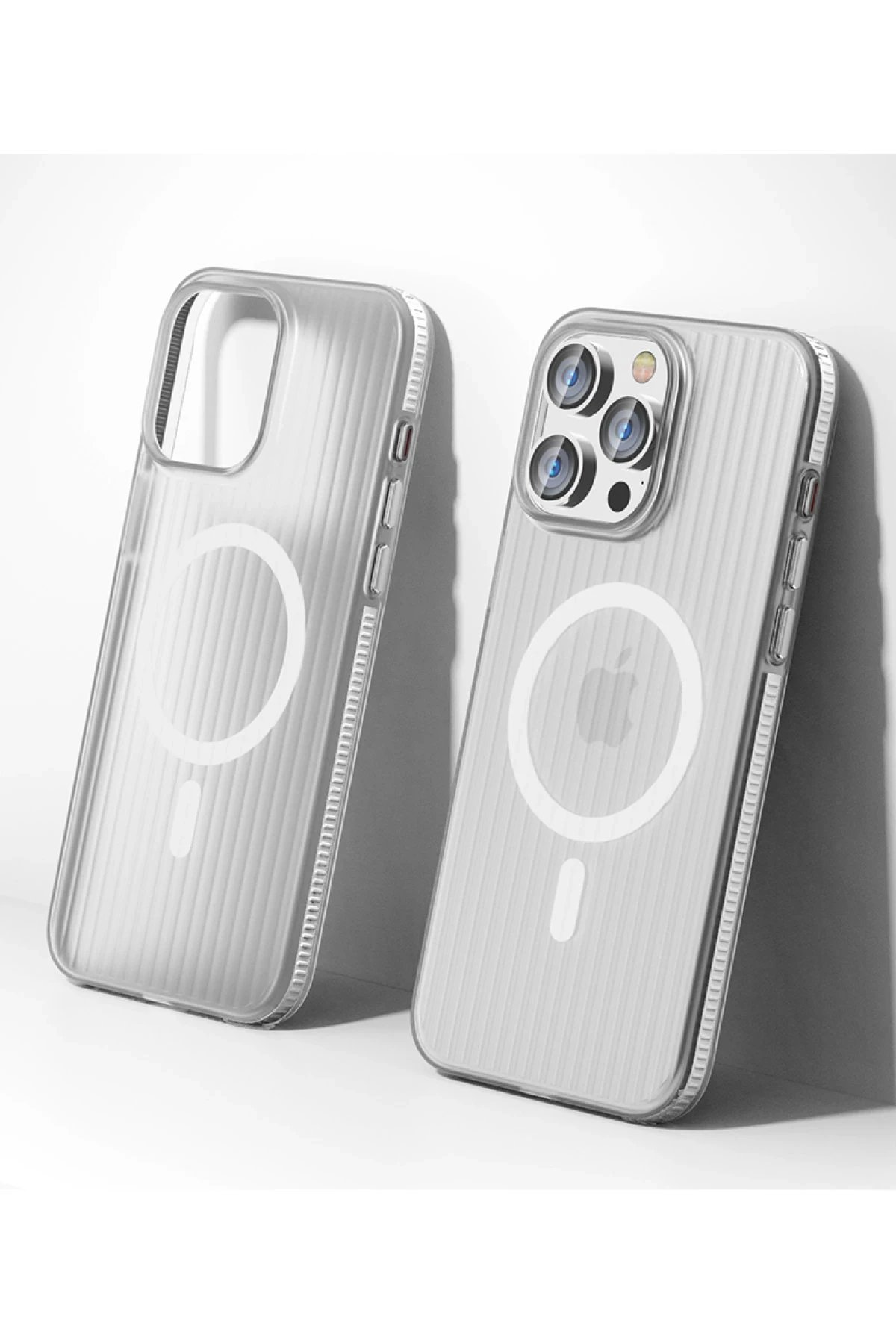 Joko iPhone 15 Line Magsafe Kapak - Beyaz