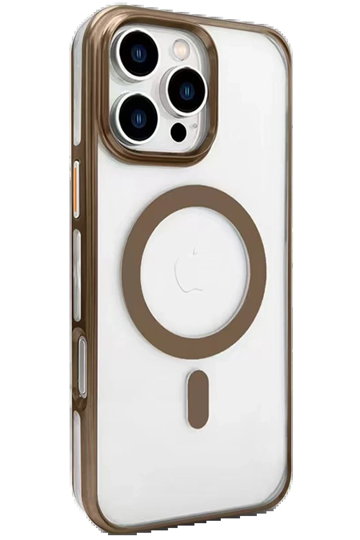 Joko iPhone 16 Pro Gleam PC Sert Magsafe Kılıf - Kahverengi