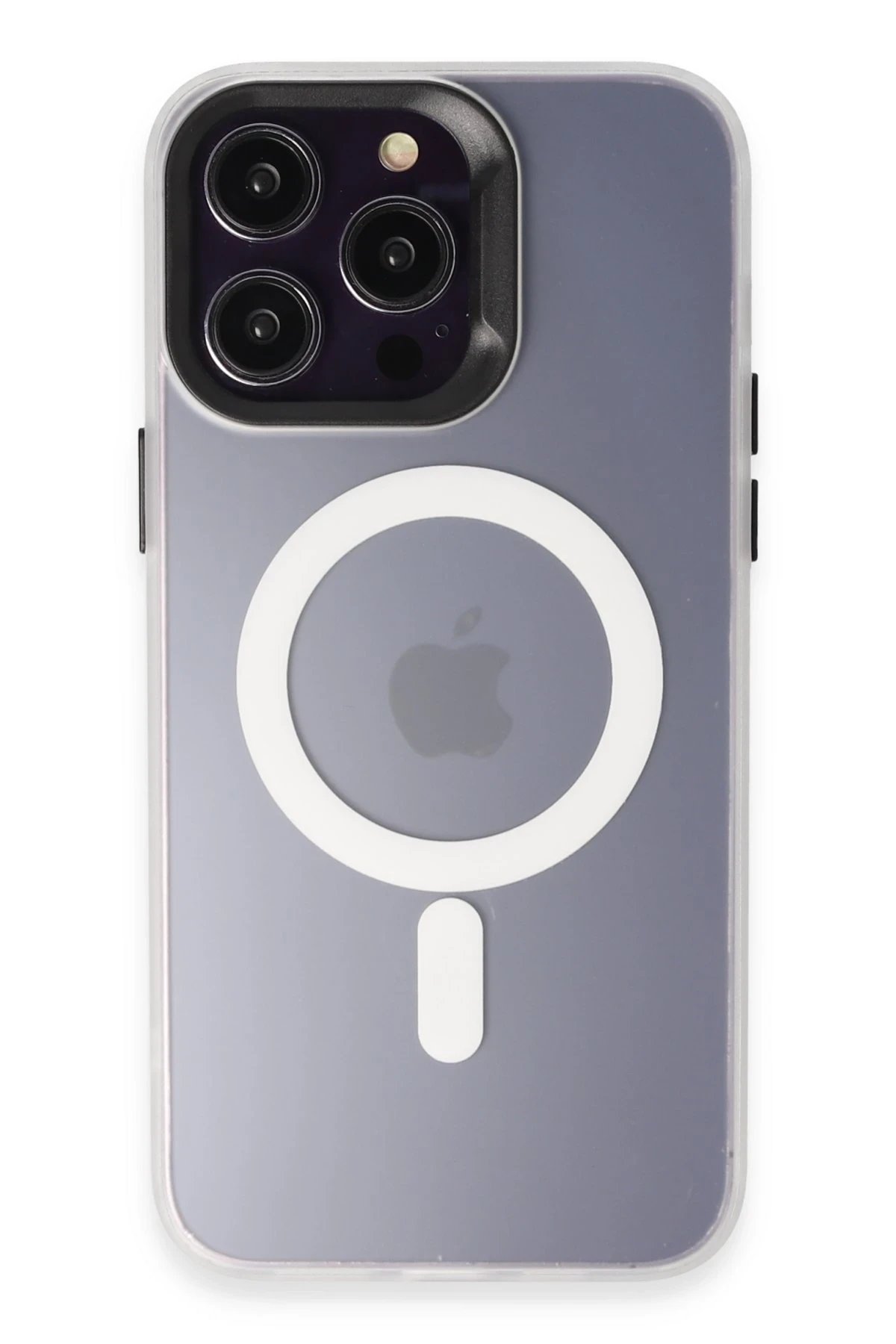 Joko iPhone 15 Pro Max Kılıf Mateks Magsafe Kapak - Beyaz