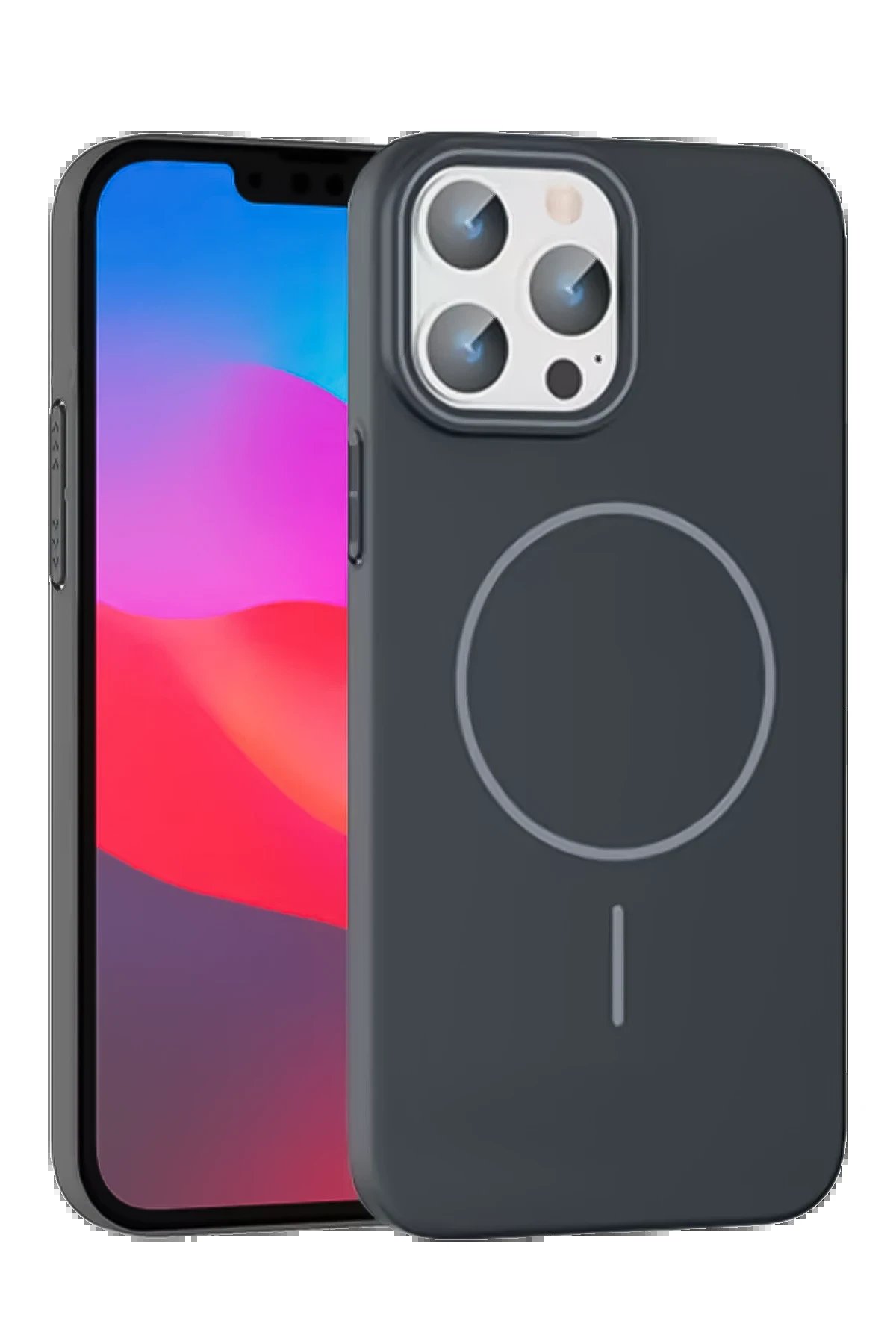 Joko iPhone 15 Pro Max Broş Magsafe Kapak - Füme