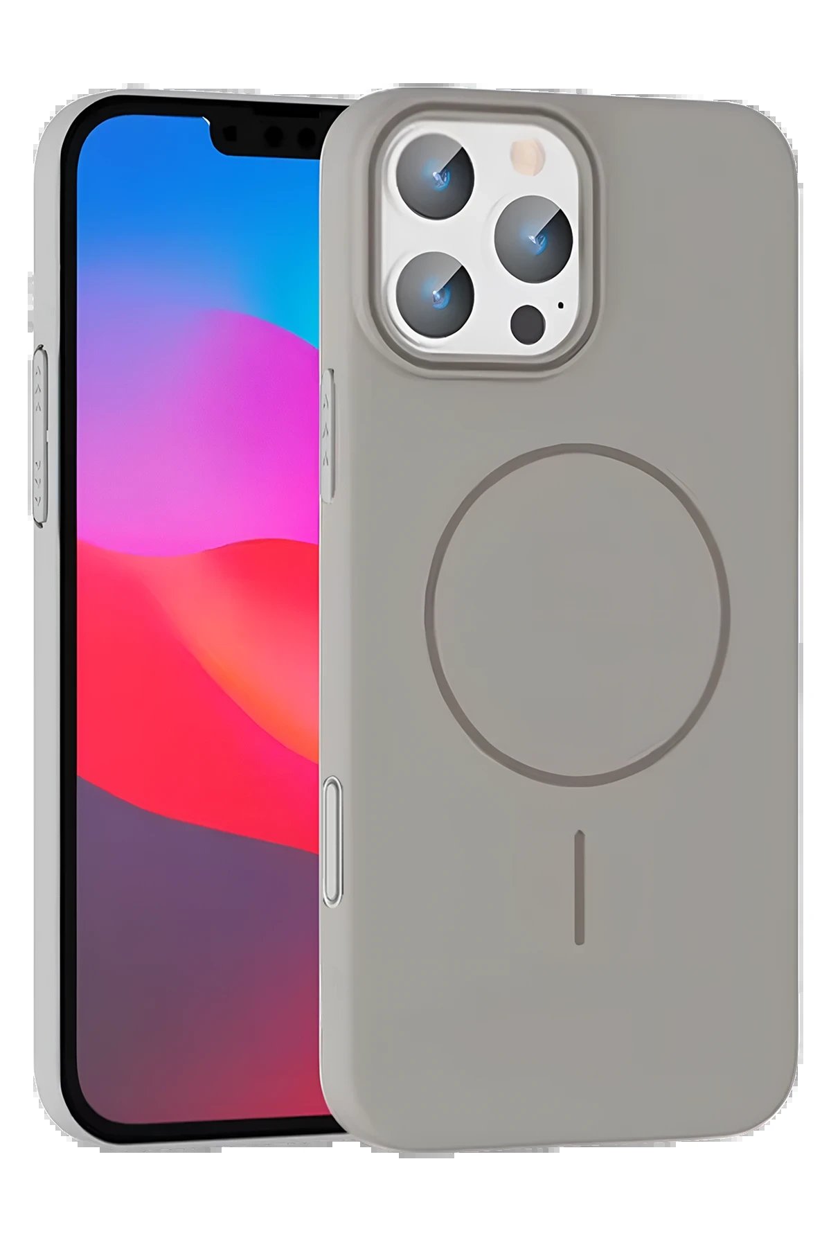 Joko iPhone 16 Pro Broş Magsafe Kapak - Titan Gri