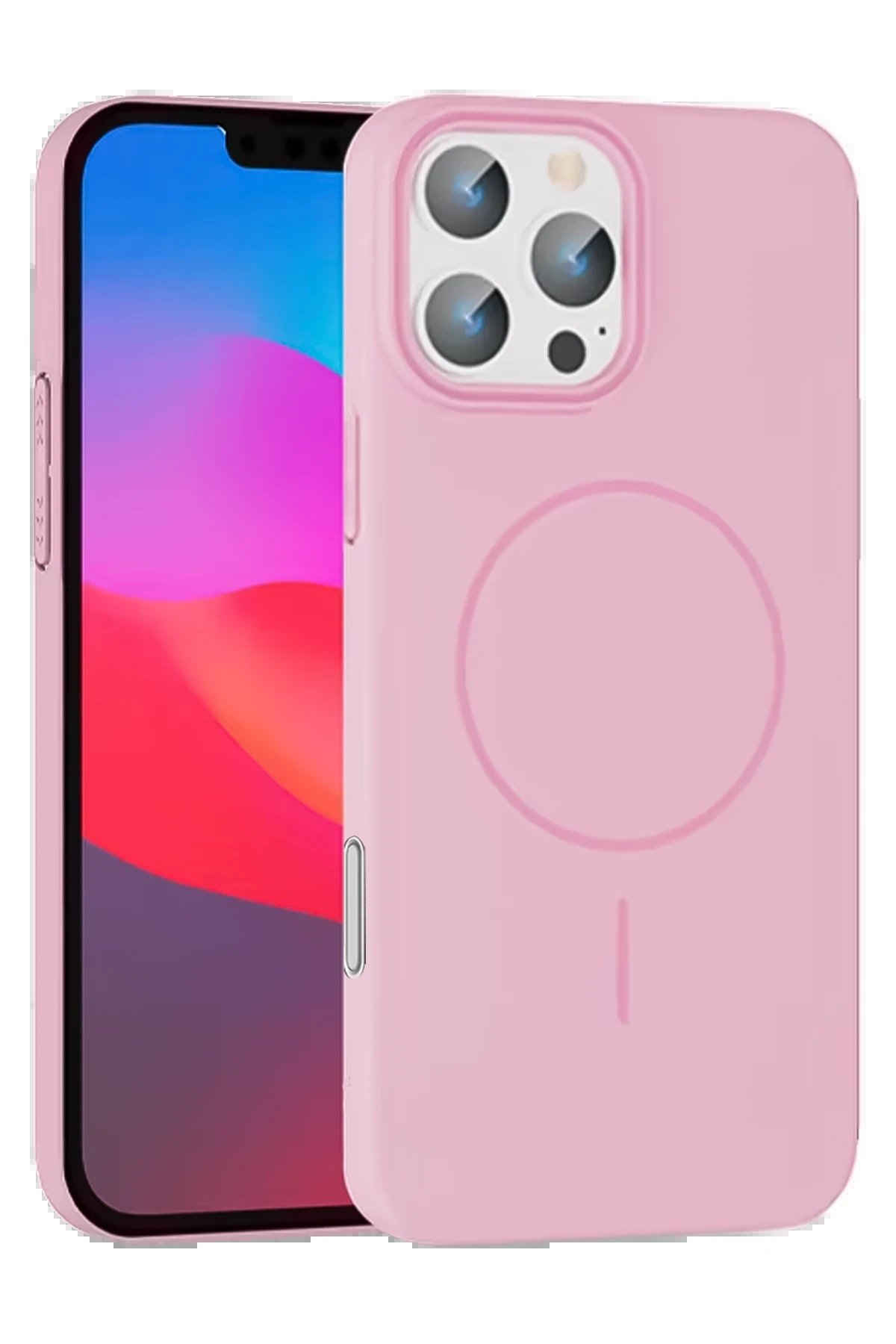 Joko iPhone 16 Pro Max Broş Magsafe Kapak - Pembe