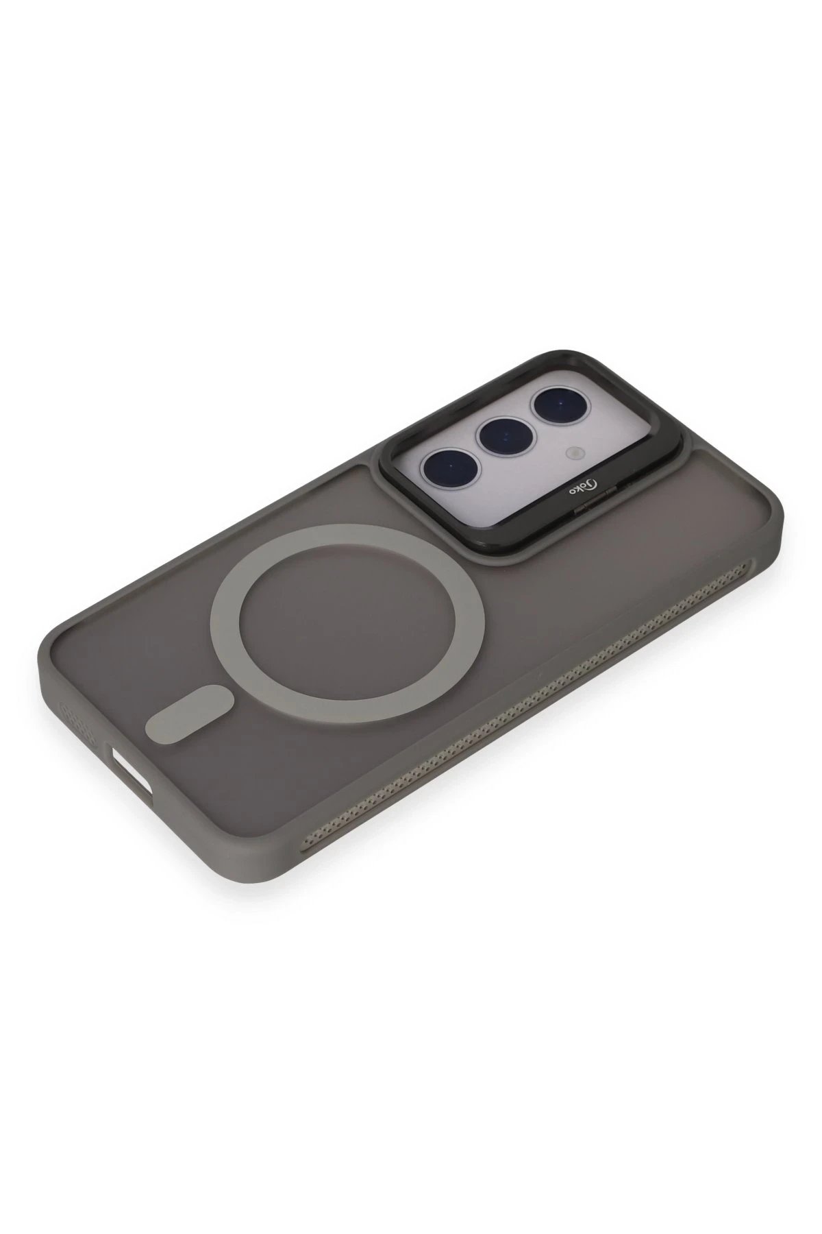 Joko Samsung Galaxy S24 Flet Lens Magsafe Kapak - Gri