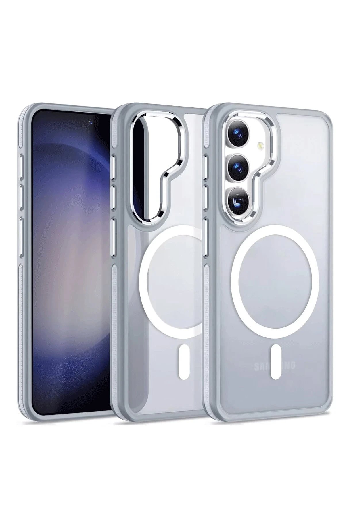 Joko Samsung Galaxy S24 Winner Magsafe Kapak - Gri