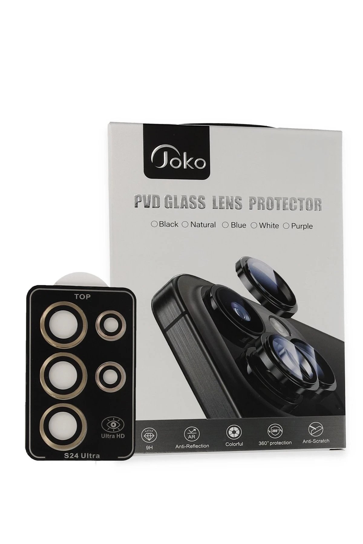 Joko Samsung Galaxy S23 Ultra PVD Metal Kamera Lens - Gold