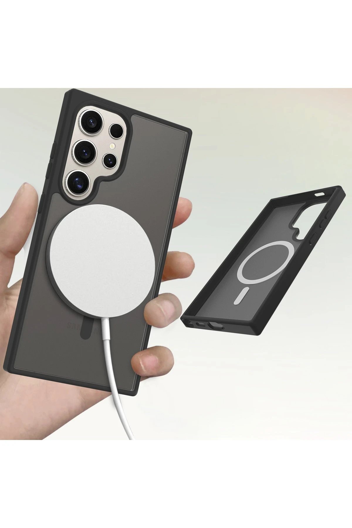 Joko Samsung Galaxy S24 Ultra Jota Magsafe Kapak - Titan Gri