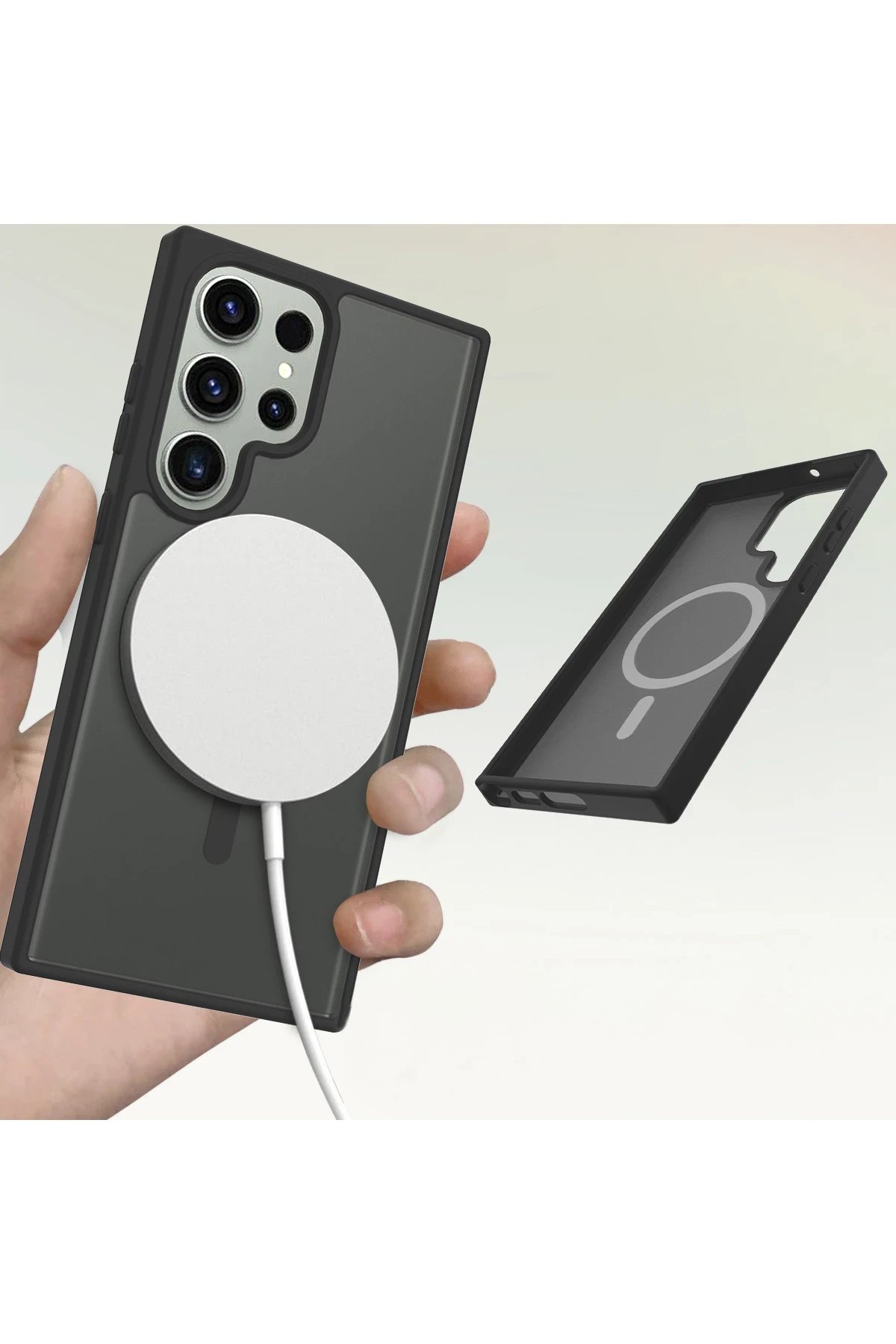 Joko Samsung Galaxy S23 Ultra Jota Magsafe Kapak - Siyah