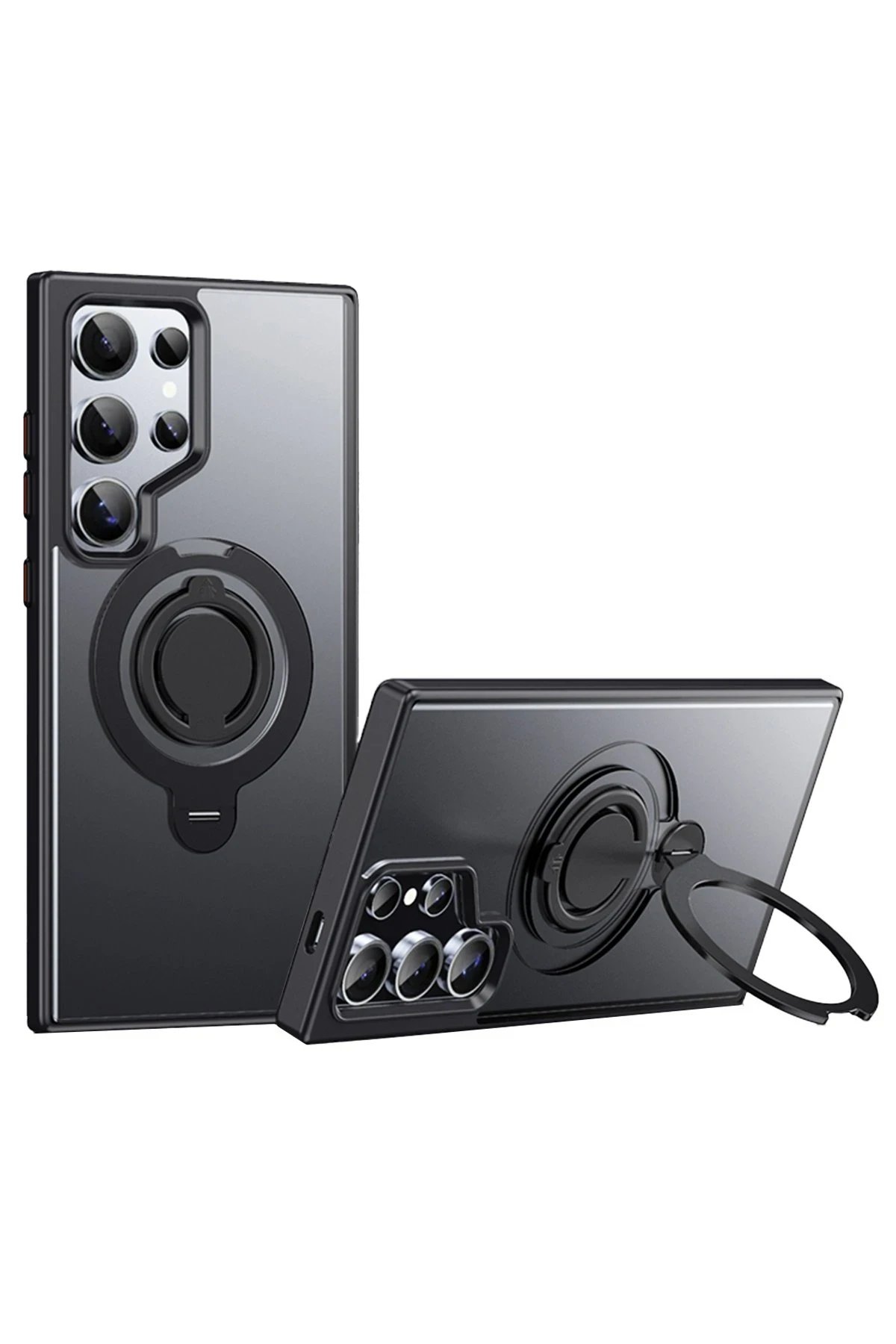 Joko Samsung Galaxy S24 Ultra Avatar 360 Dönen Magsafe Kapak - Siyah