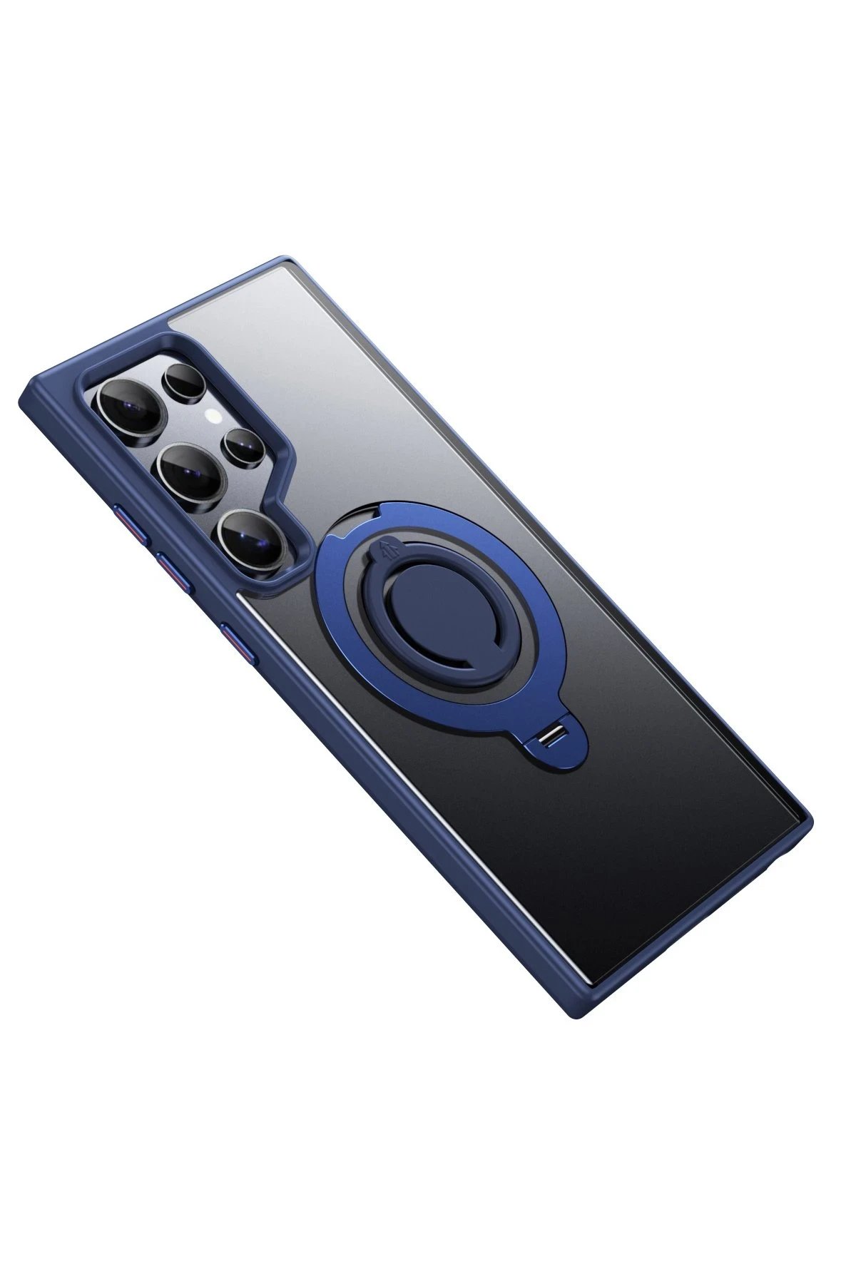 Joko Samsung Galaxy S24 Ultra Avatar 360 Dönen Magsafe Kapak - Lacivert