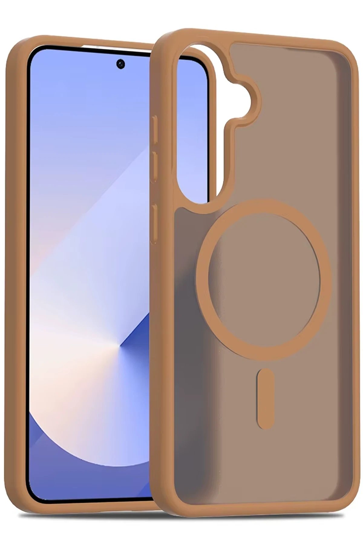 Joko Samsung Galaxy S25 Plus Jota Magsafe Kapak - Kahverengi