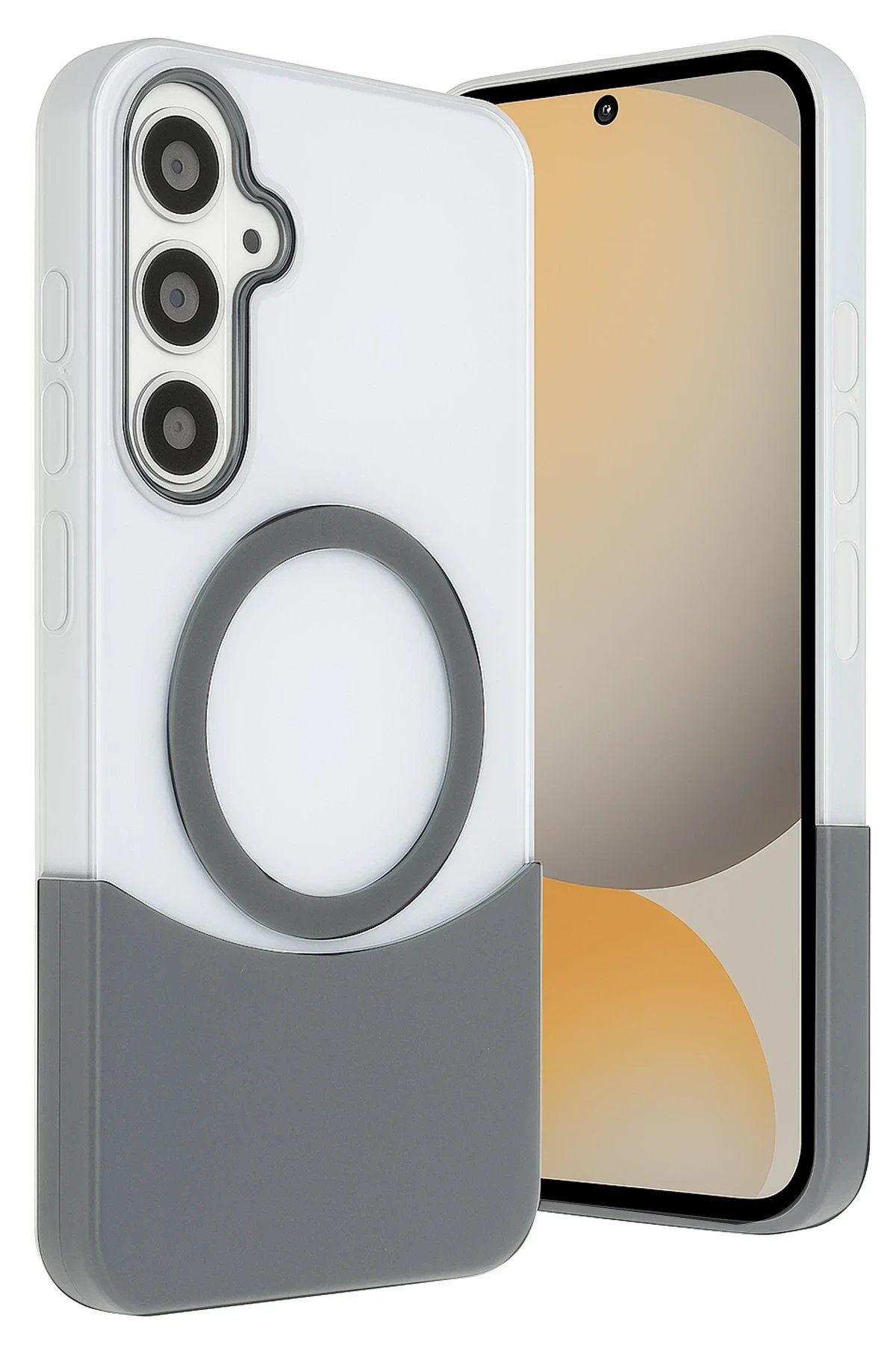 Joko Samsung Galaxy S24 FE Velar Magsafe Kapak - Natural Grey