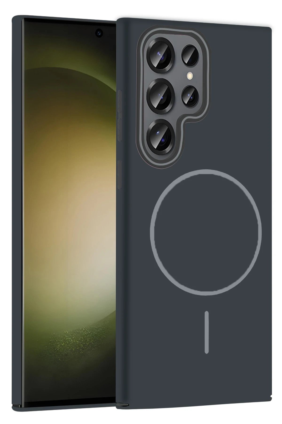 Joko Samsung Galaxy S24 Ultra Broş Magsafe Kapak - Füme