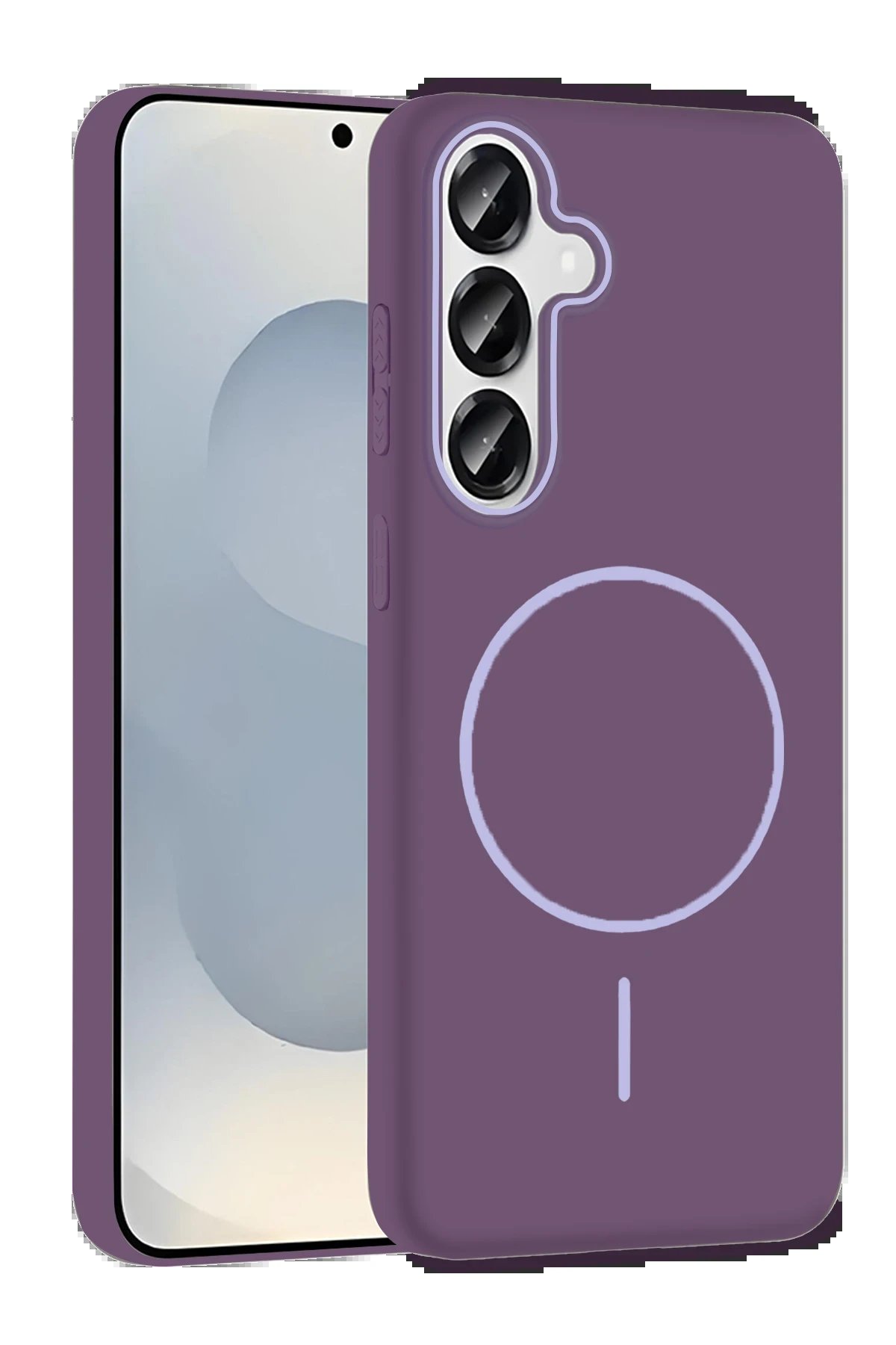 Joko Samsung Galaxy S24 FE Broş Magsafe Kapak - Mor