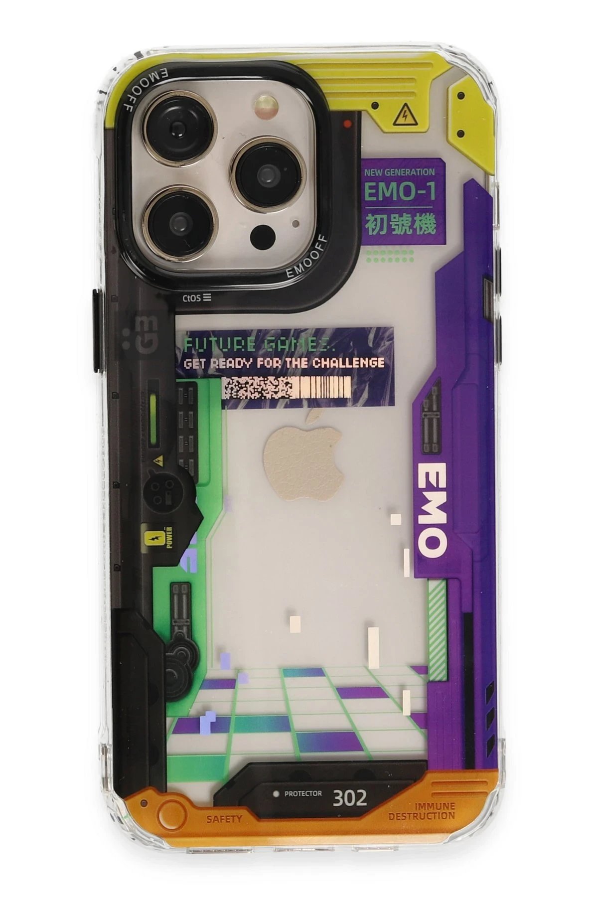 Keep Off iPhone 14 Pro Kılıf Cat Desenli Kapak - Cat - 5