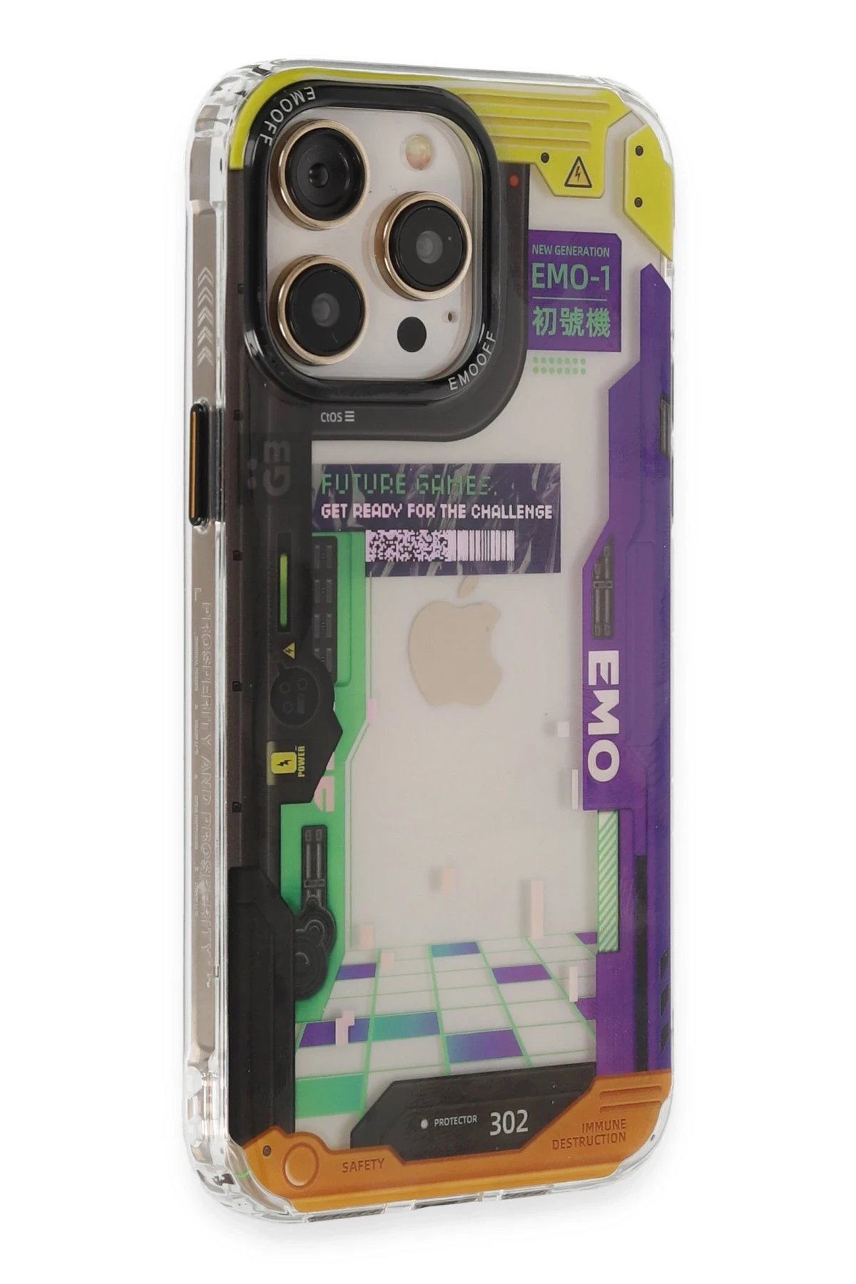 Keep Off iPhone 14 Pro Kılıf Cat Desenli Kapak - Cat - 5