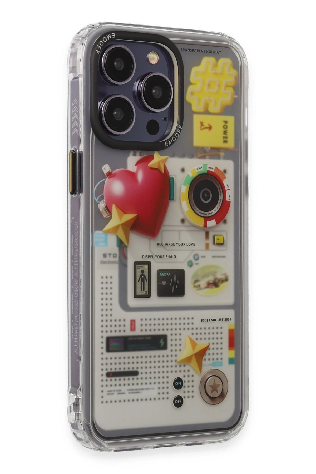 Keep Off iPhone 14 Pro Kılıf Cat Desenli Kapak - Cat - 12