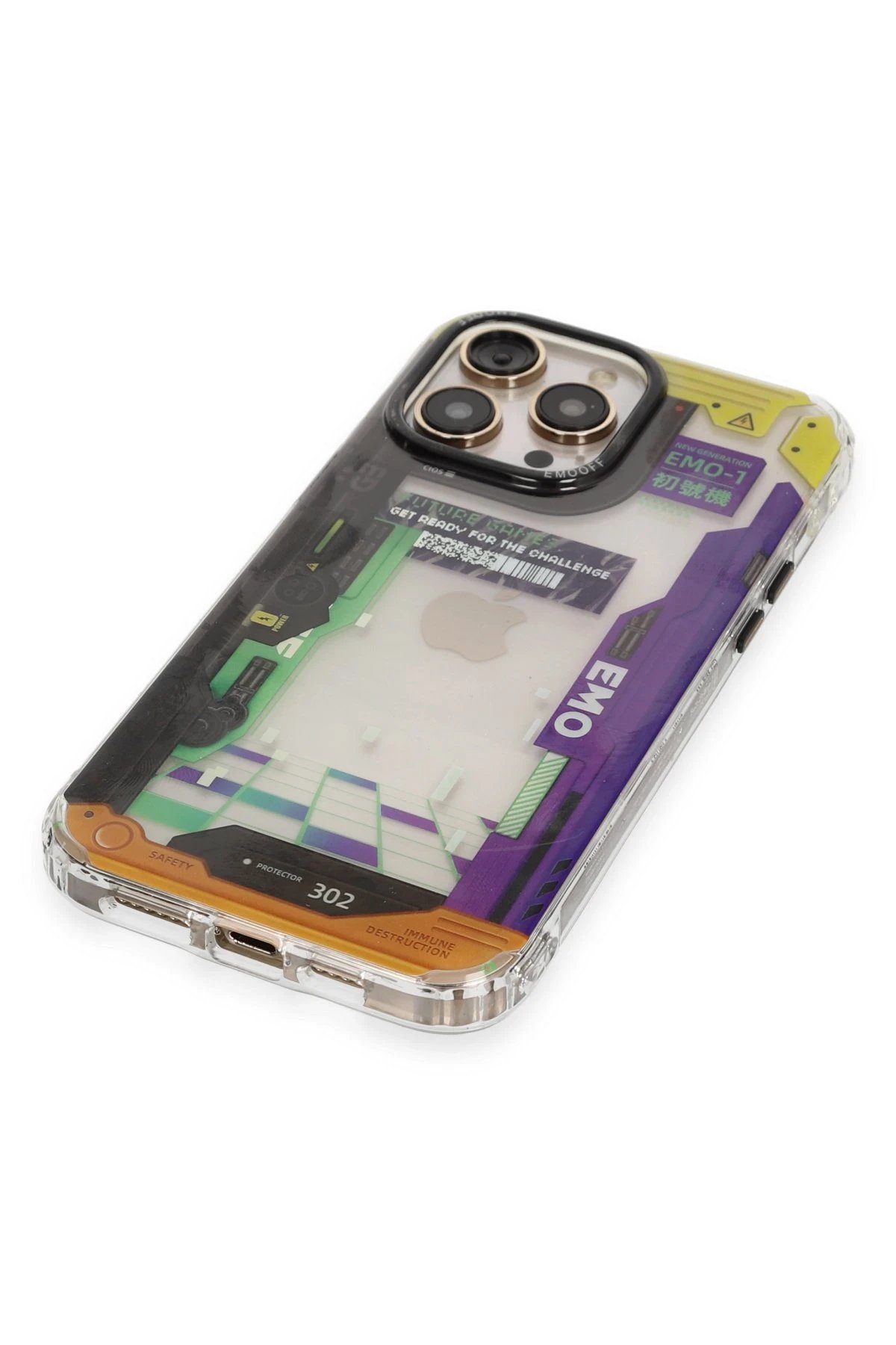 Keep Off iPhone 14 Pro Max Kılıf Cat Desenli Kapak - Cat - 5