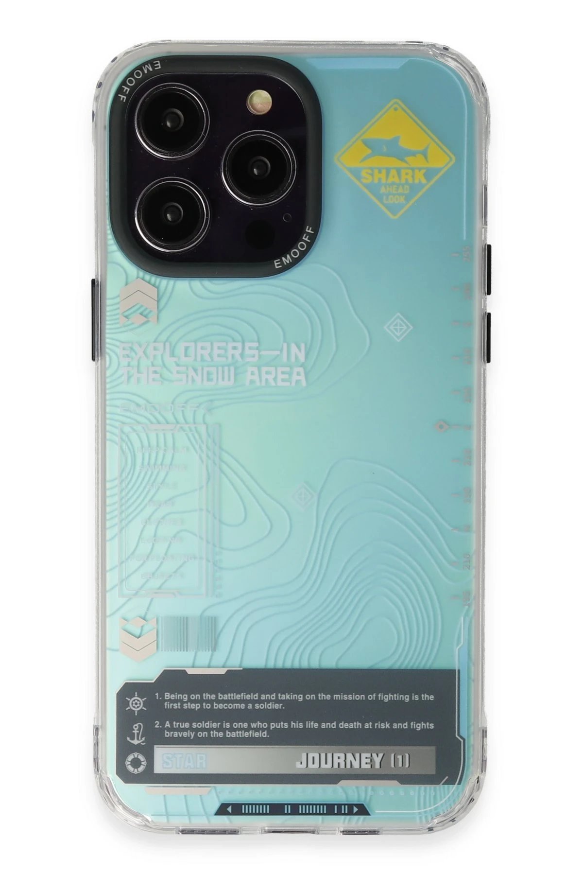 Keep Off iPhone 14 Pro Max Kılıf Cat Desenli Kapak - Cat - 14