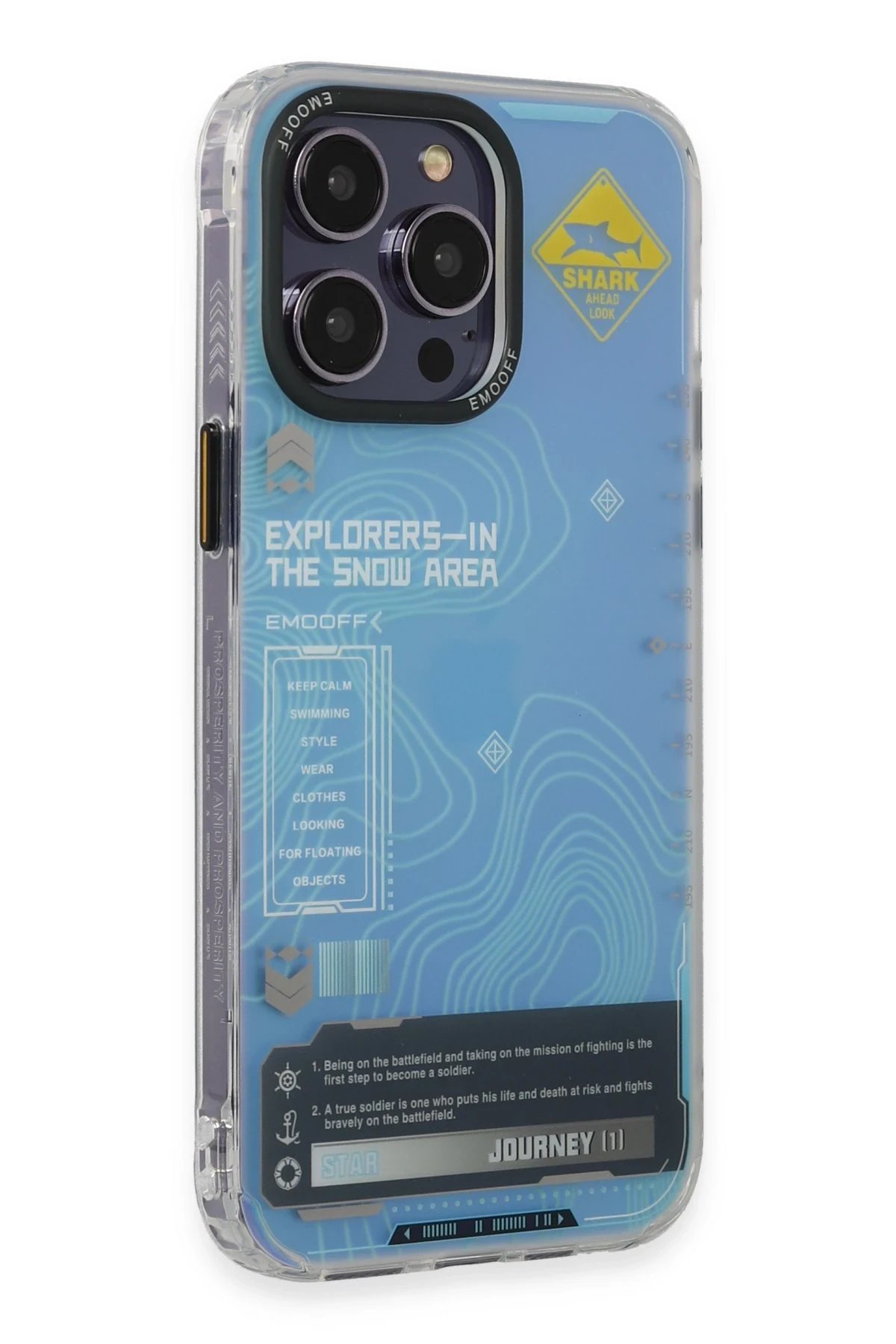 Keep Off iPhone 14 Pro Max Kılıf Cat Desenli Kapak - Cat - 14