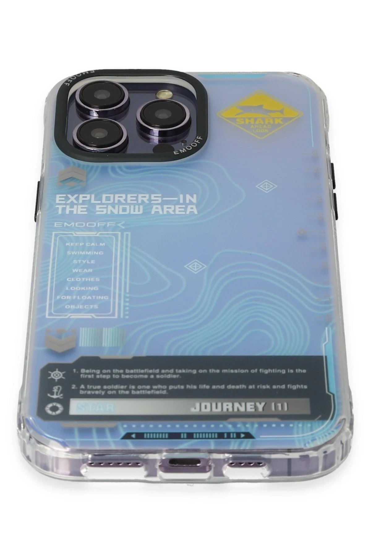 Keep Off iPhone 14 Pro Max Kılıf Cat Desenli Kapak - Cat - 14