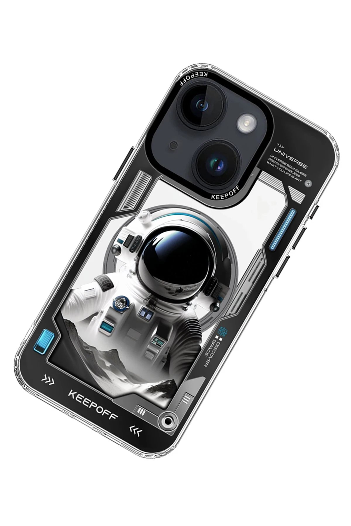 Keep Off iPhone 15 Aerospace Magsafe Kapak - Spaceman